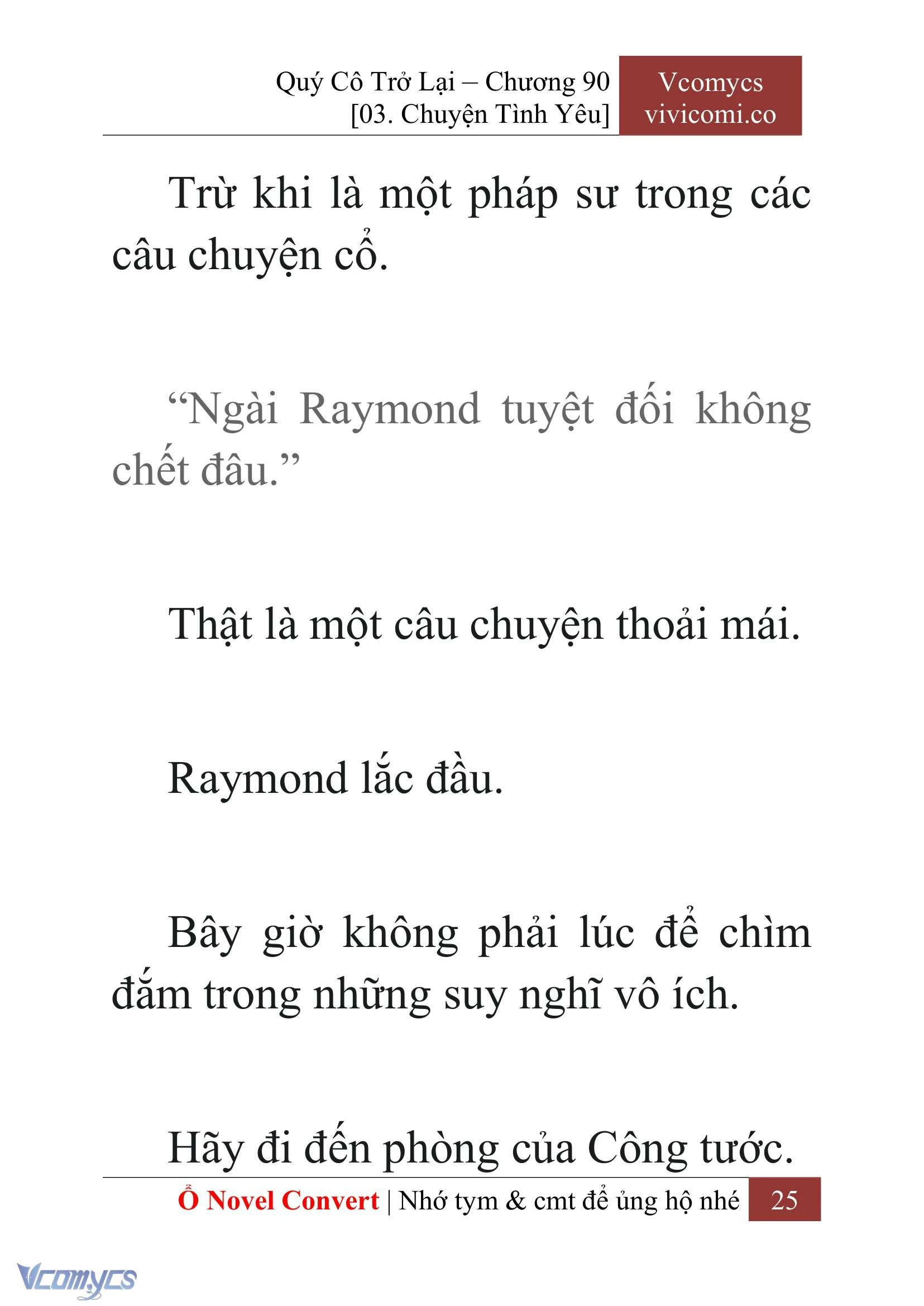 [Novel] Quý Cô Trở Lại Chapter  90 - 27