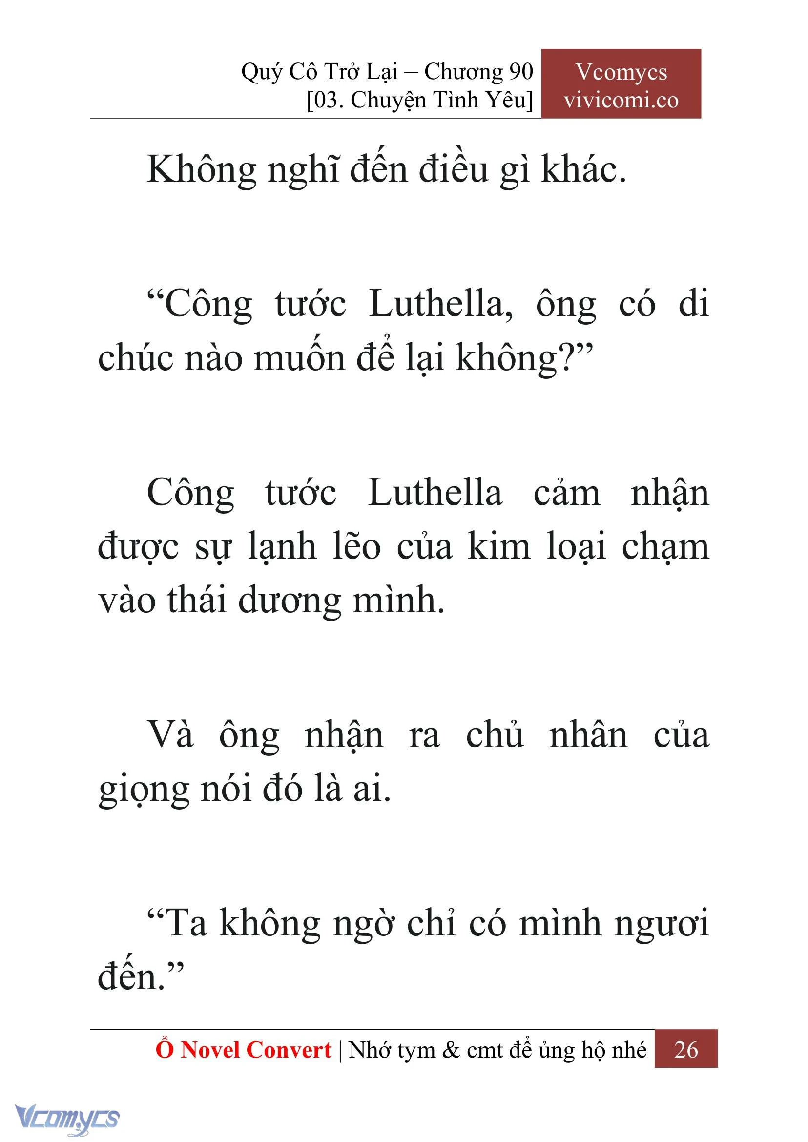 [Novel] Quý Cô Trở Lại Chapter  90 - 28
