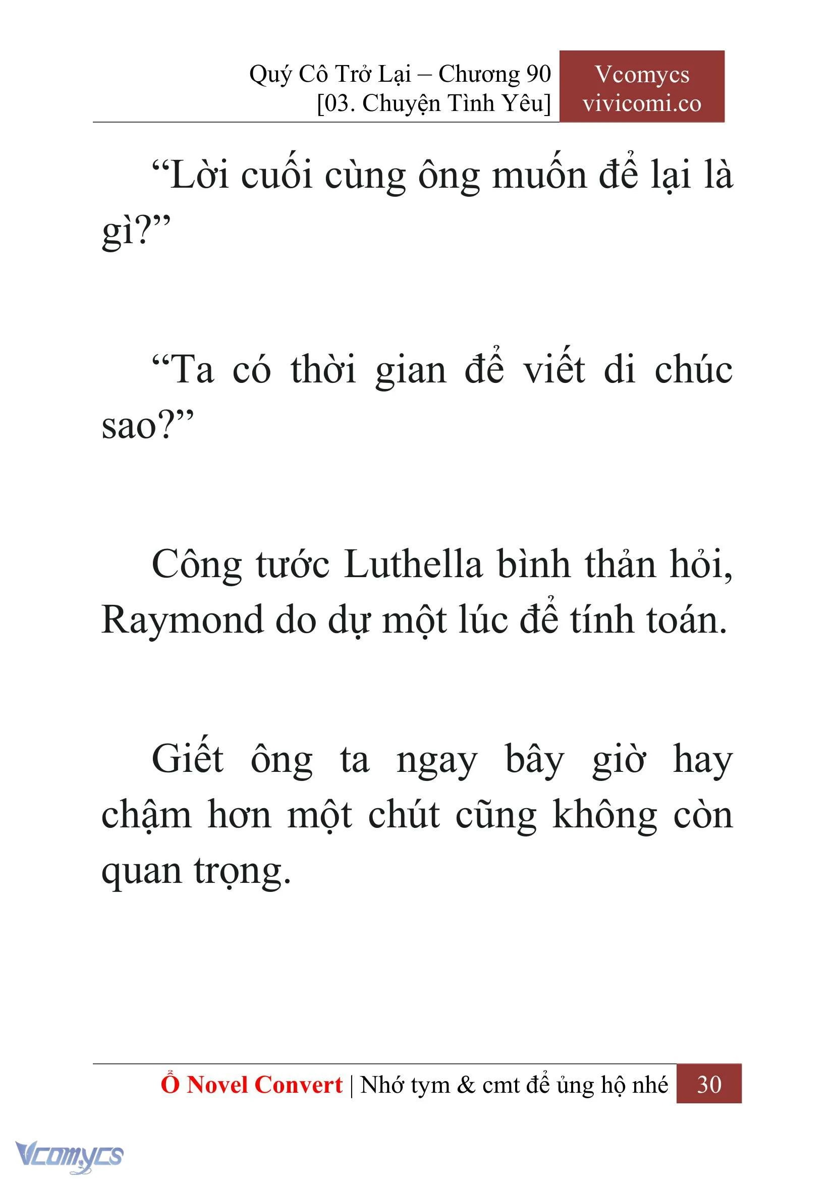 [Novel] Quý Cô Trở Lại Chapter  90 - 32
