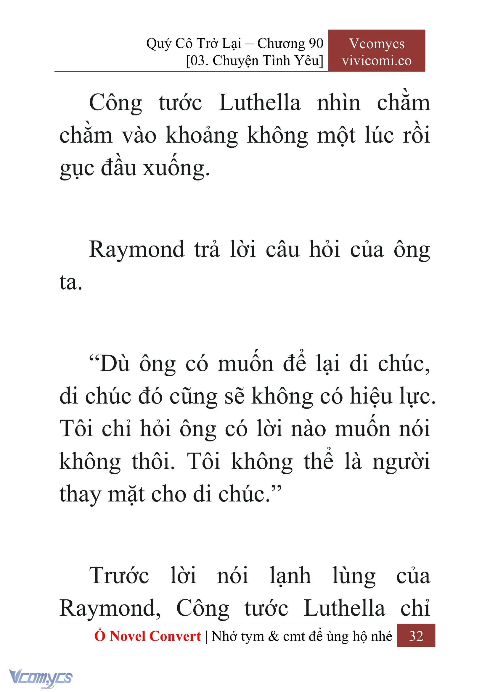 [Novel] Quý Cô Trở Lại Chapter  90 - 34