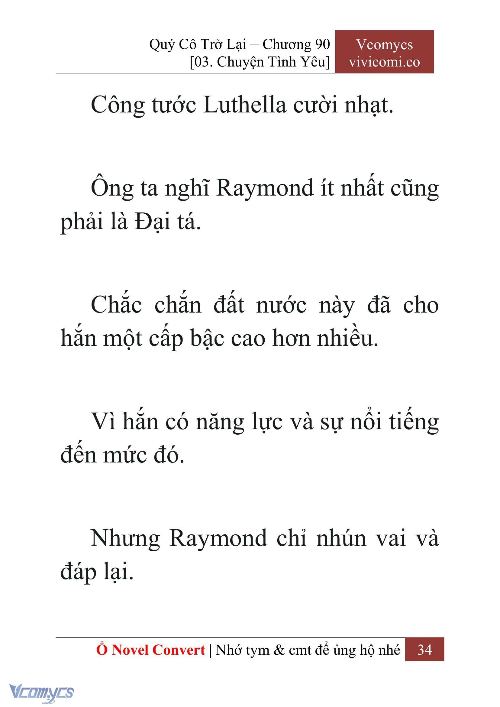 [Novel] Quý Cô Trở Lại Chapter  90 - 36