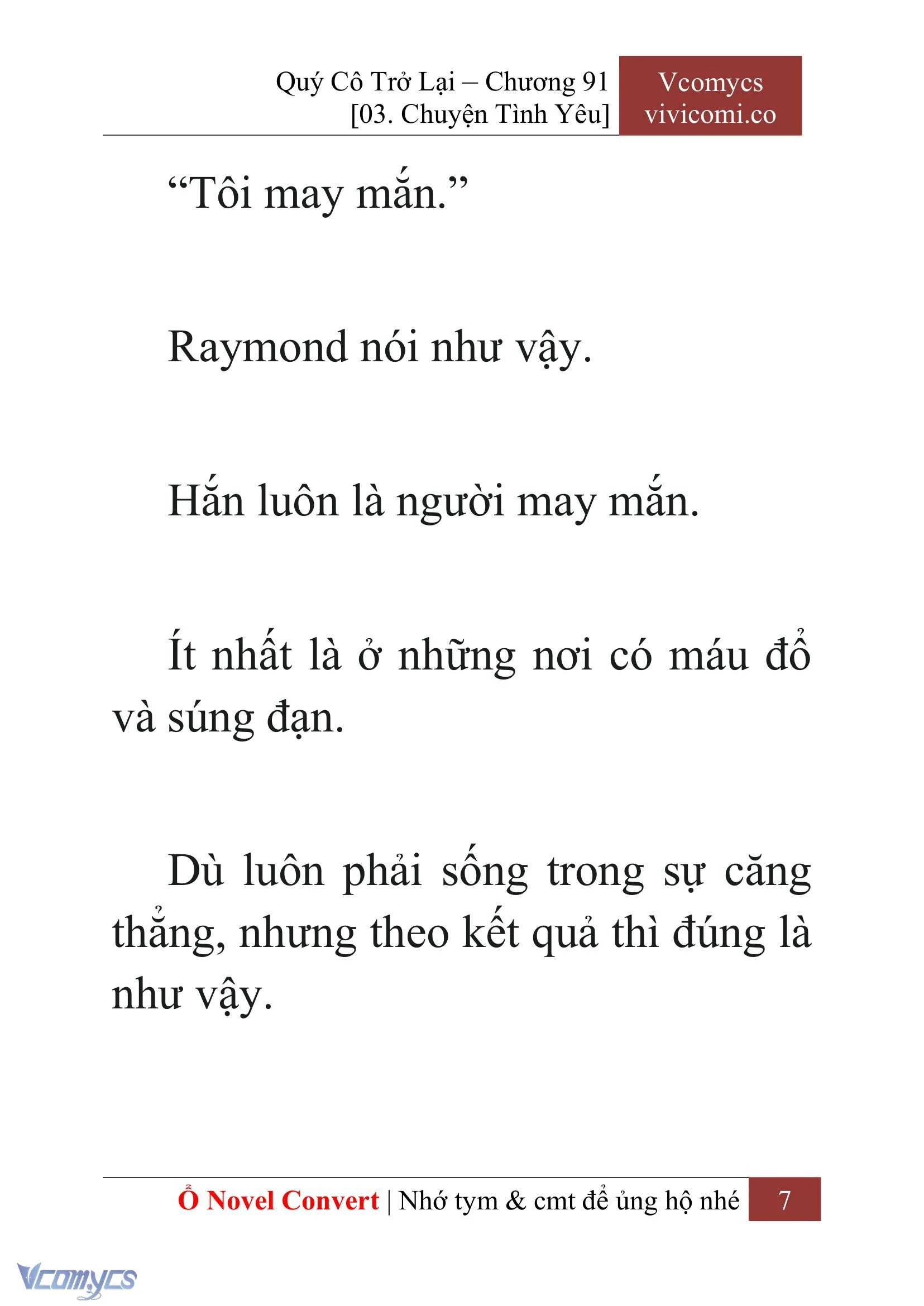 [Novel] Quý Cô Trở Lại Chapter  91 - 9