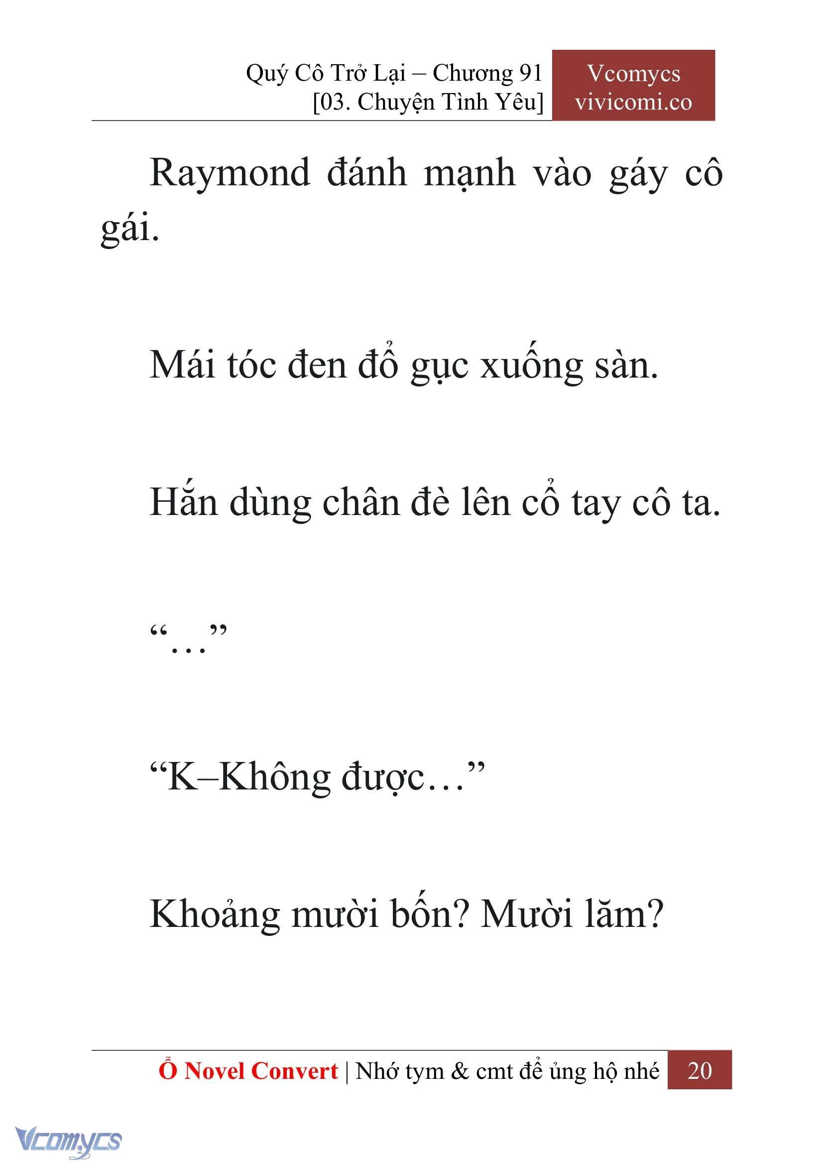 [Novel] Quý Cô Trở Lại Chapter  91 - 22
