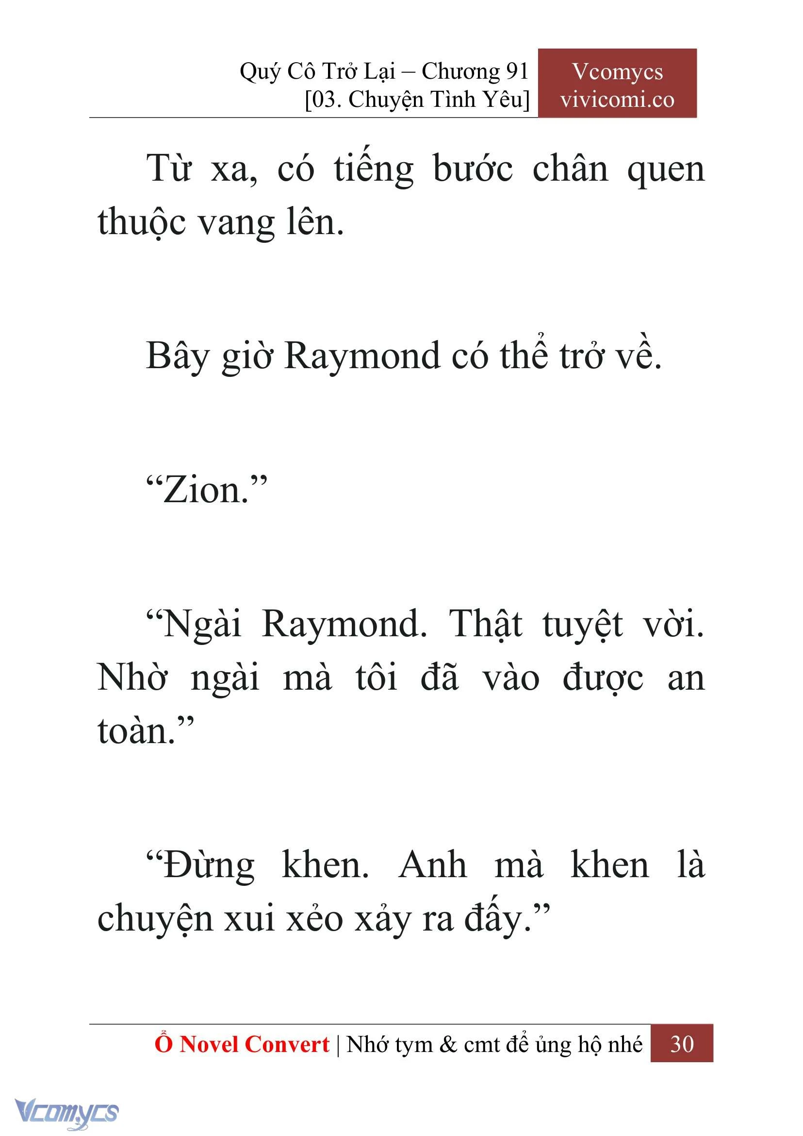 [Novel] Quý Cô Trở Lại Chapter  91 - 32