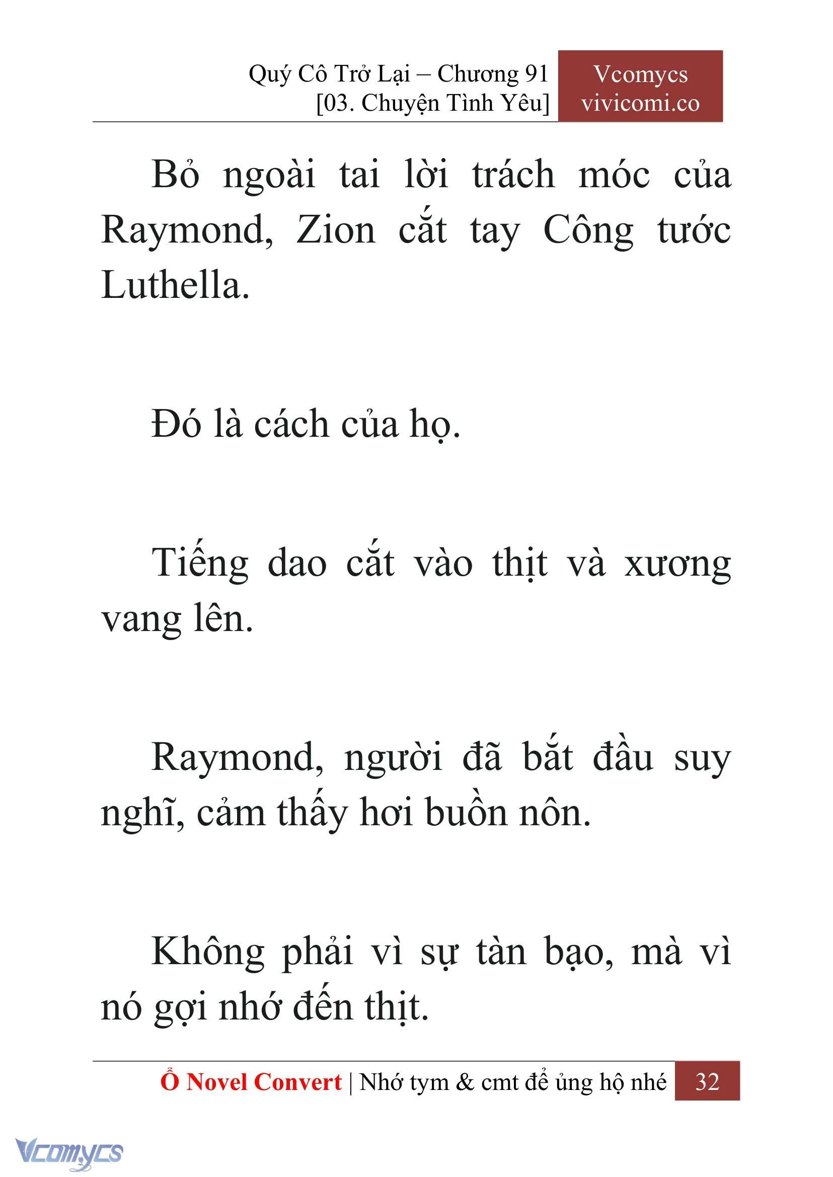 [Novel] Quý Cô Trở Lại Chapter  91 - 34