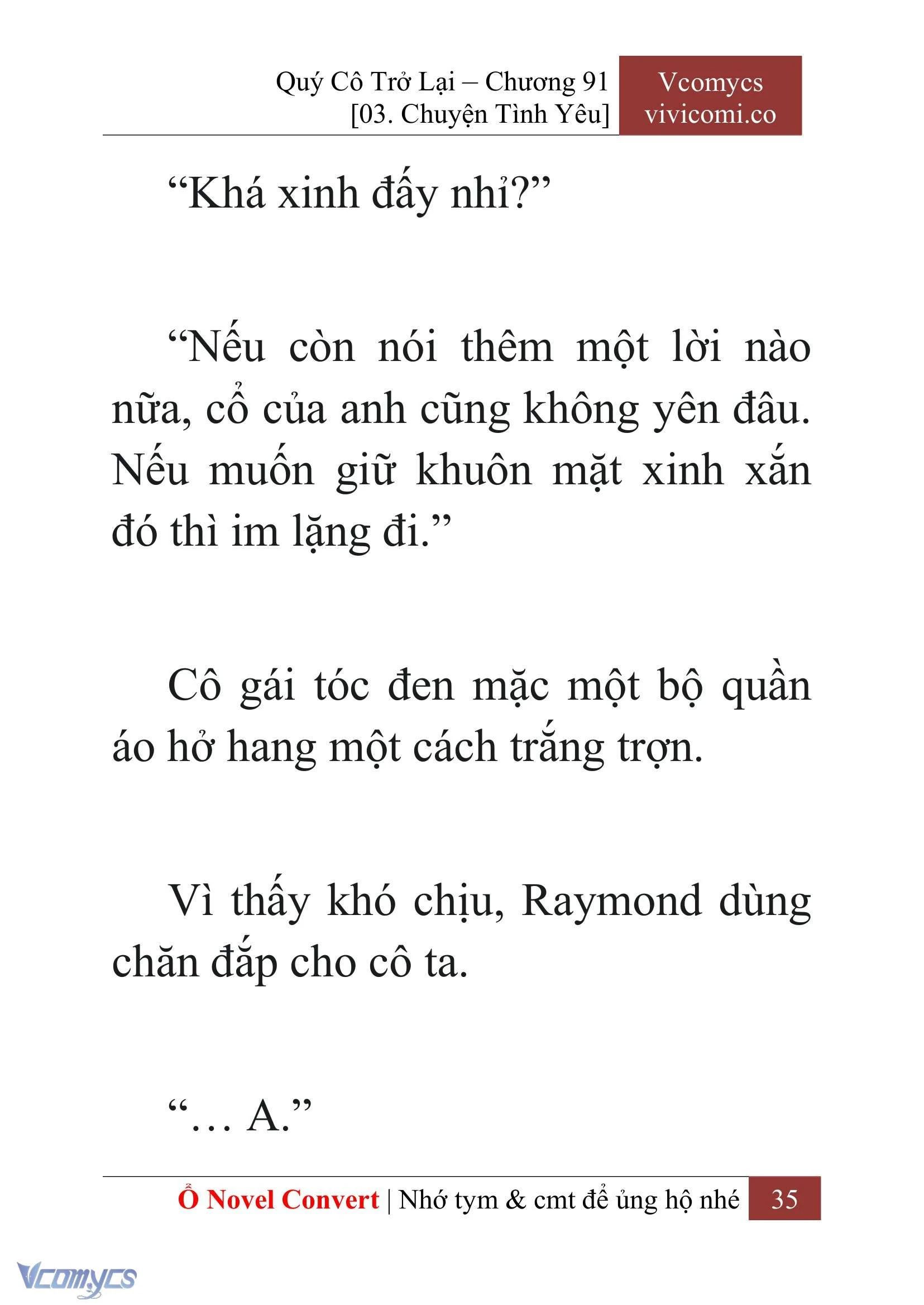 [Novel] Quý Cô Trở Lại Chapter  91 - 37