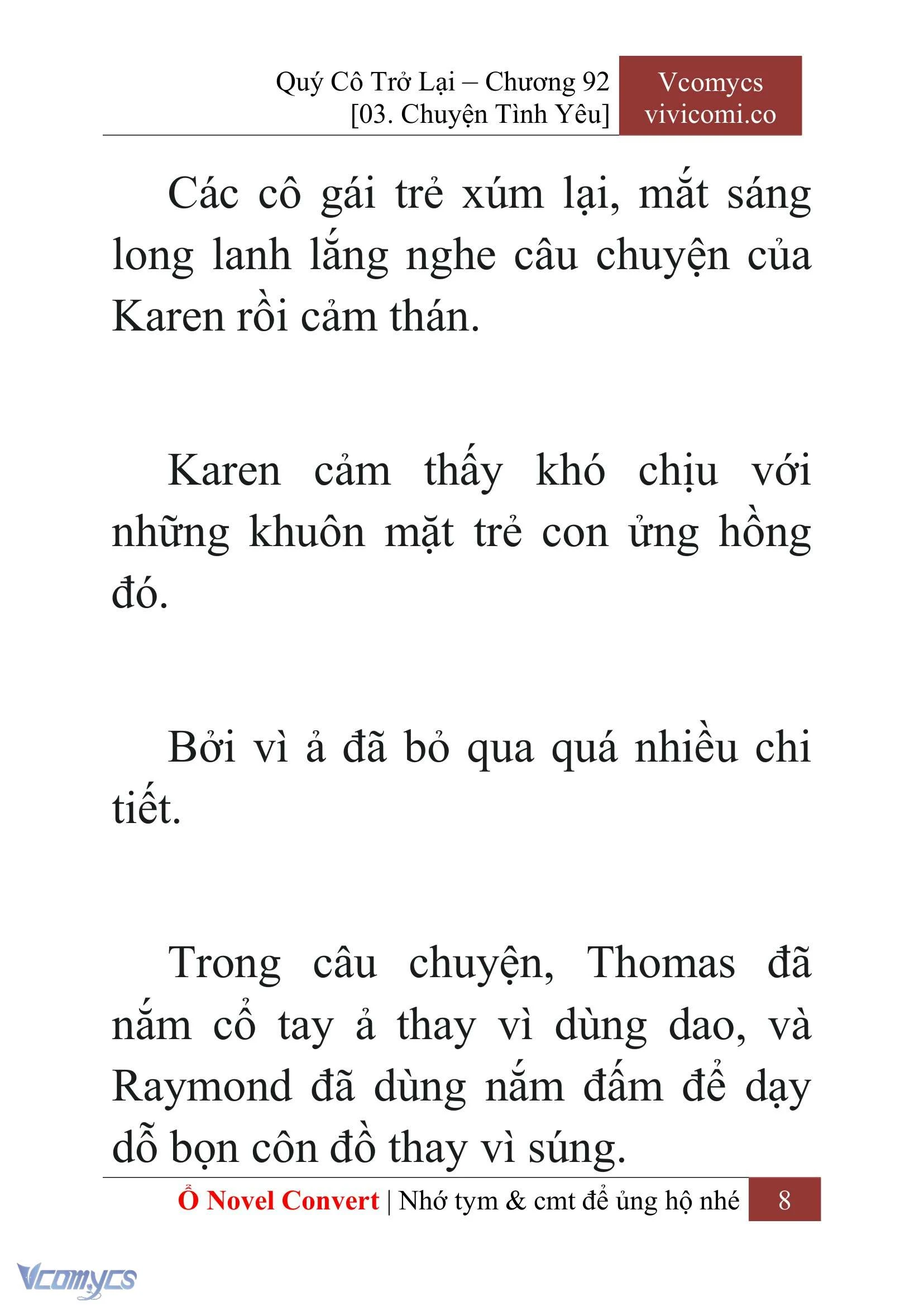[Novel] Quý Cô Trở Lại Chapter  92 - 10