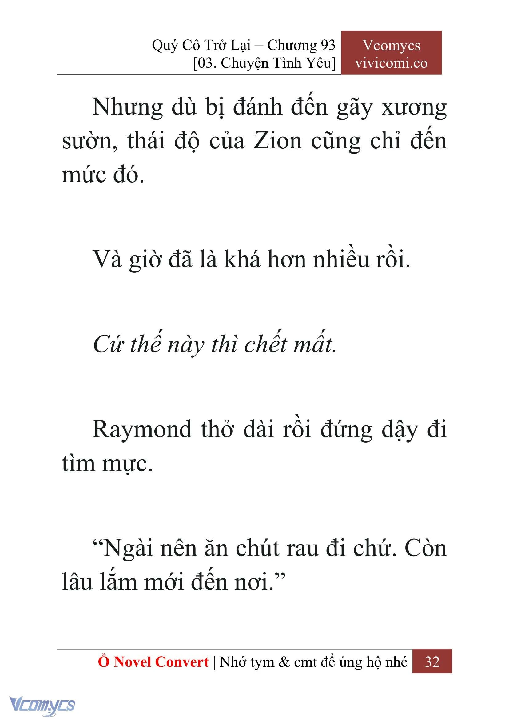 [Novel] Quý Cô Trở Lại Chapter  93 - 34