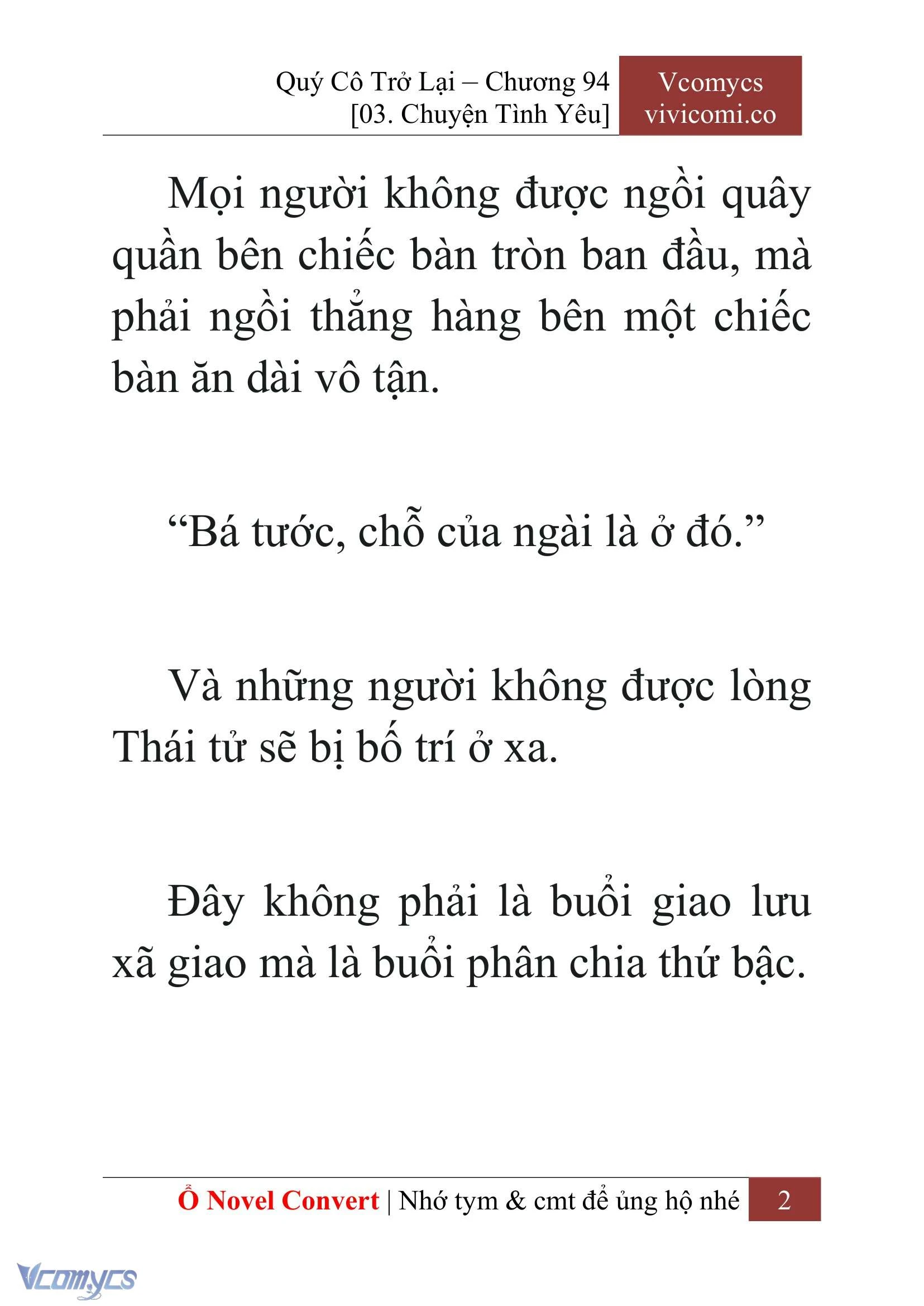 [Novel] Quý Cô Trở Lại Chapter  94 - 4