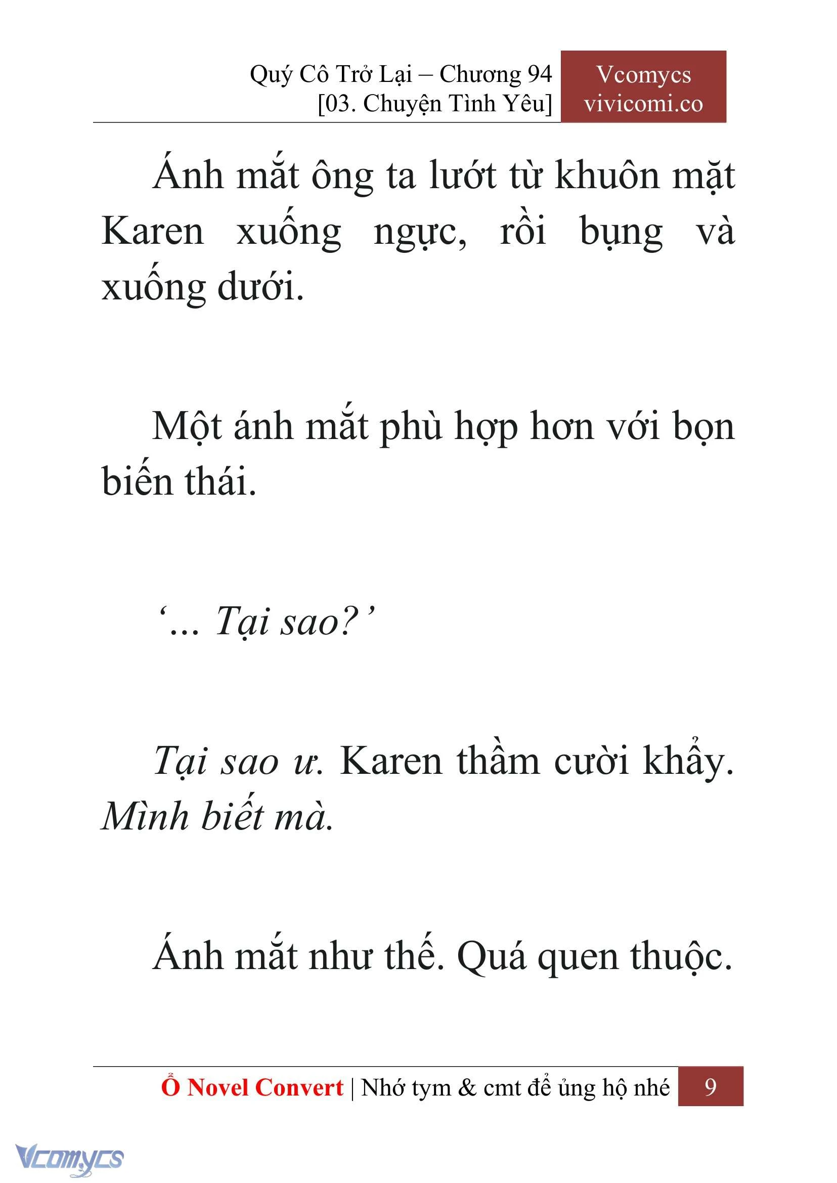 [Novel] Quý Cô Trở Lại Chapter  94 - 11