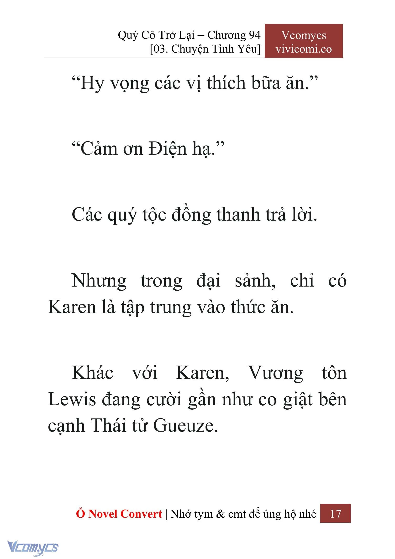 [Novel] Quý Cô Trở Lại Chapter  94 - 19