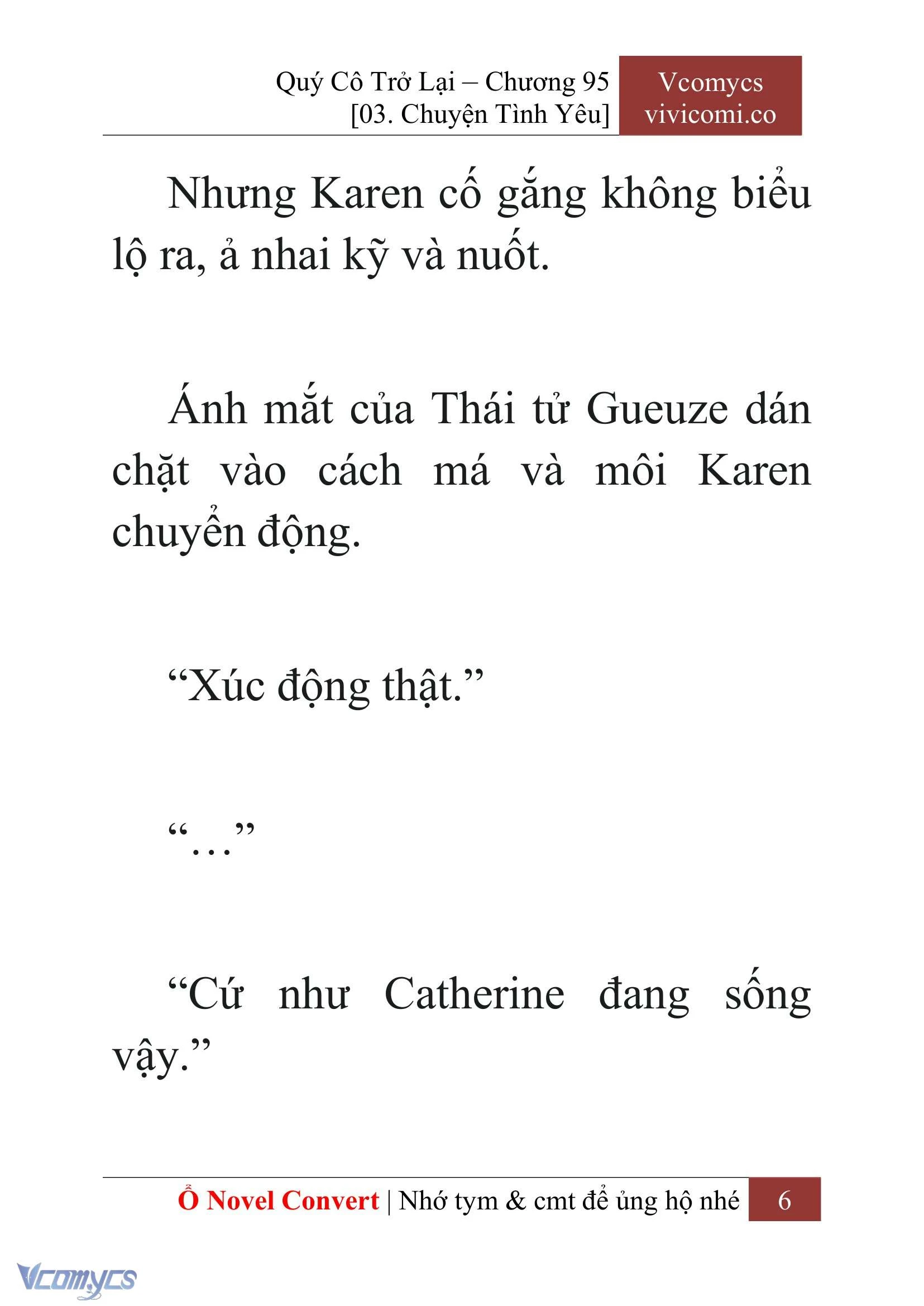 [Novel] Quý Cô Trở Lại Chapter  95 - 8