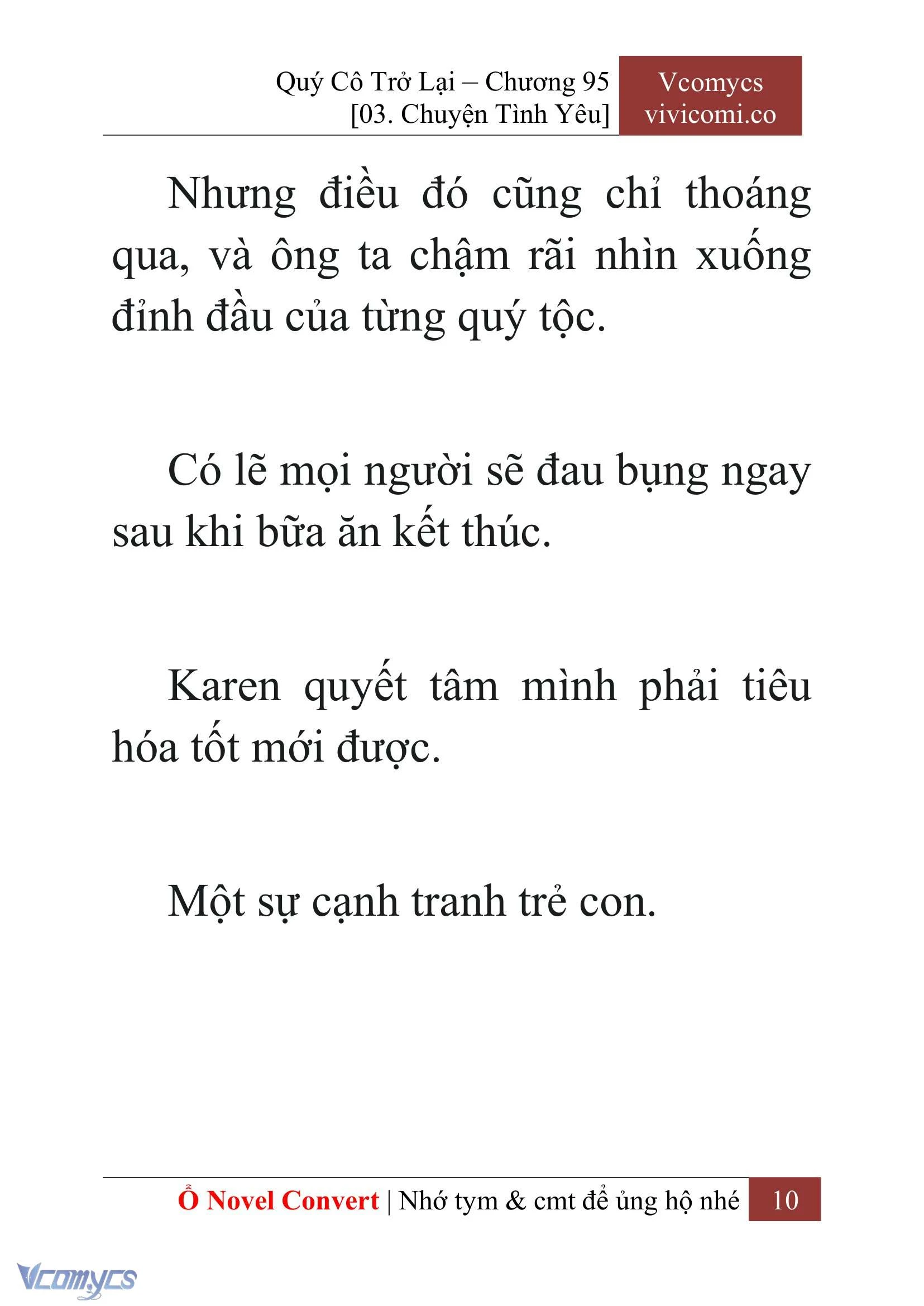 [Novel] Quý Cô Trở Lại Chapter  95 - 12