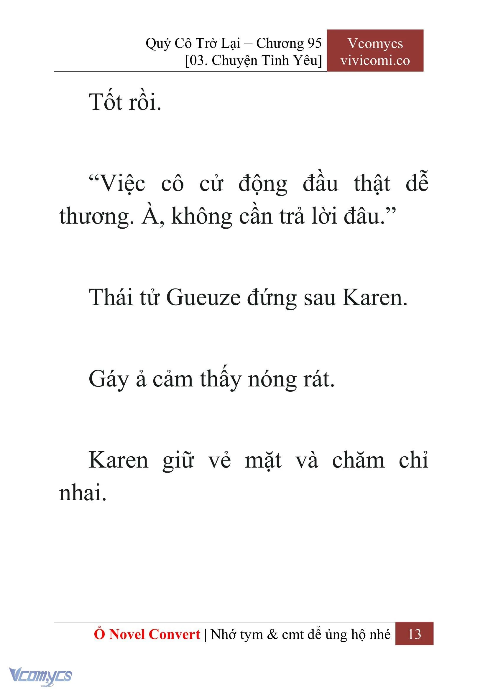 [Novel] Quý Cô Trở Lại Chapter  95 - 15
