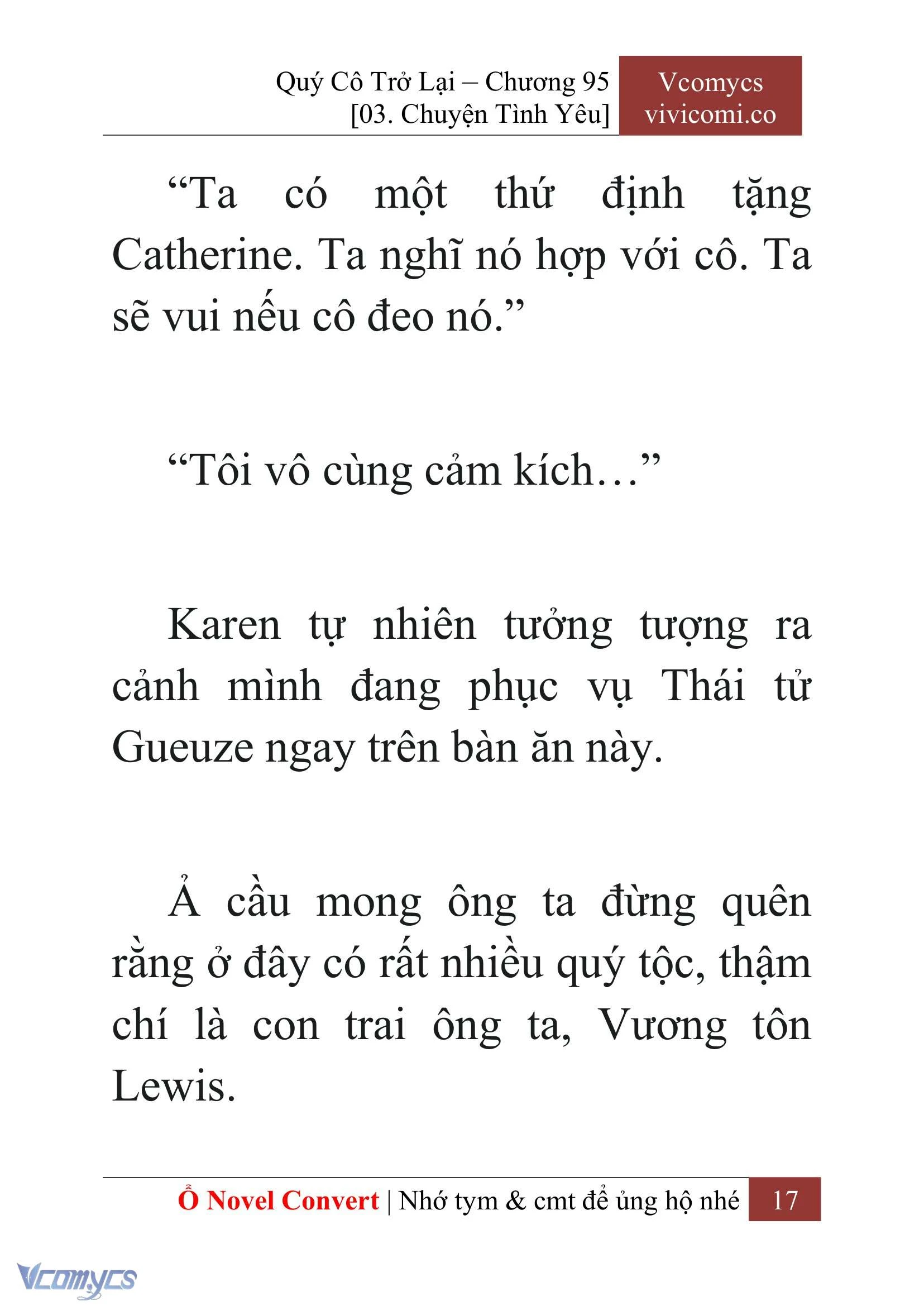 [Novel] Quý Cô Trở Lại Chapter  95 - 19