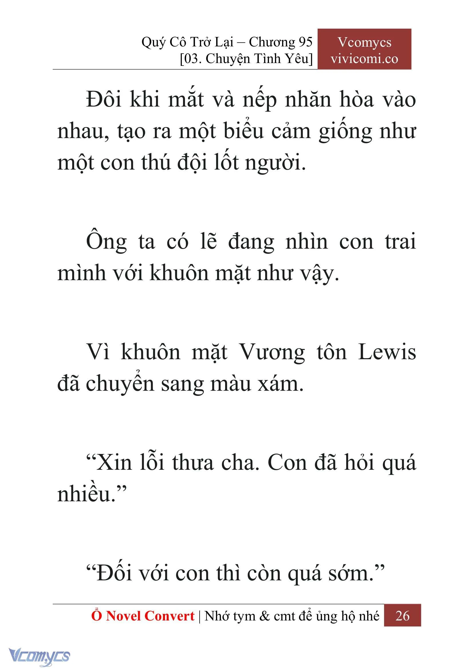 [Novel] Quý Cô Trở Lại Chapter  95 - 28