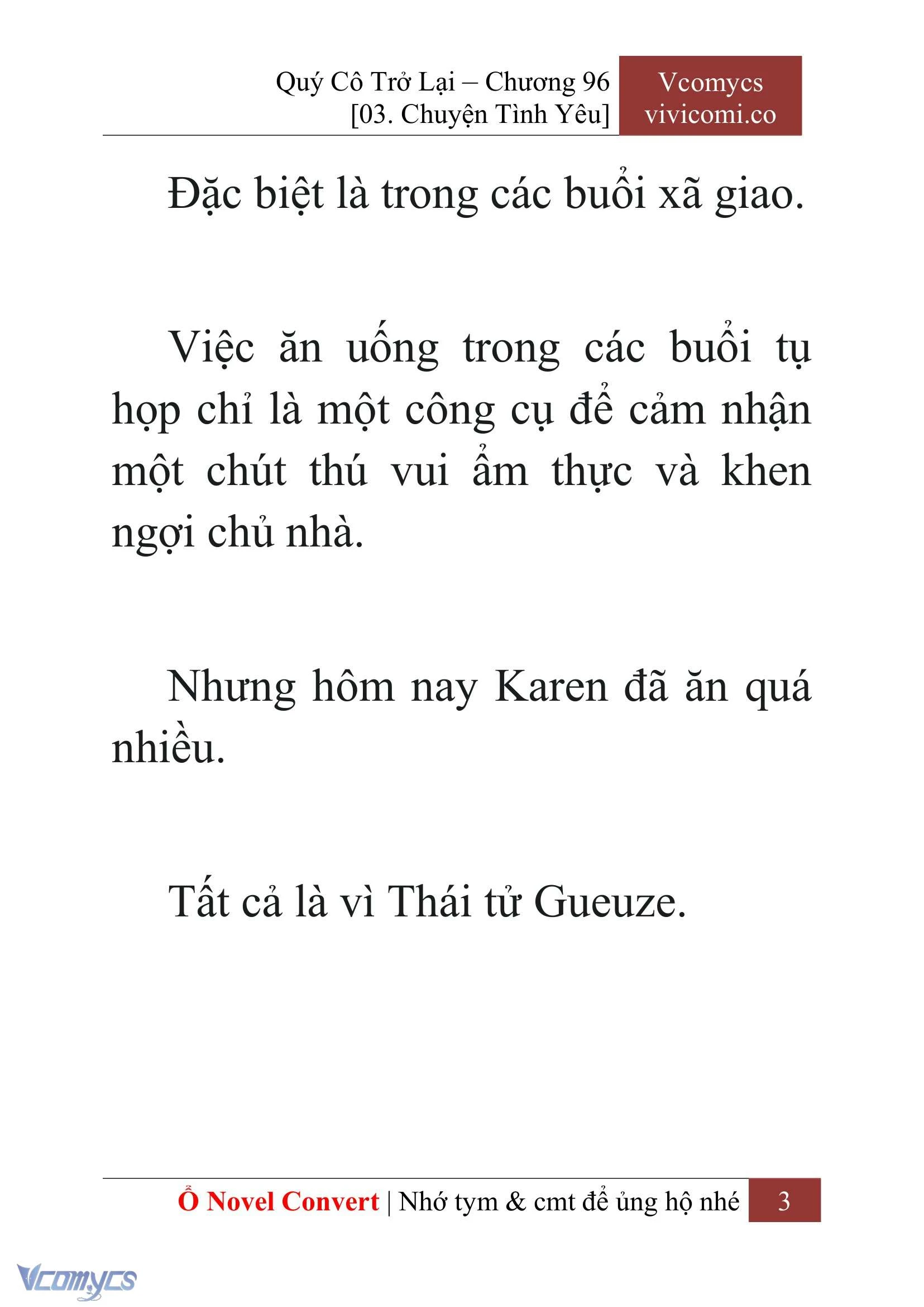 [Novel] Quý Cô Trở Lại Chapter  96 - 5
