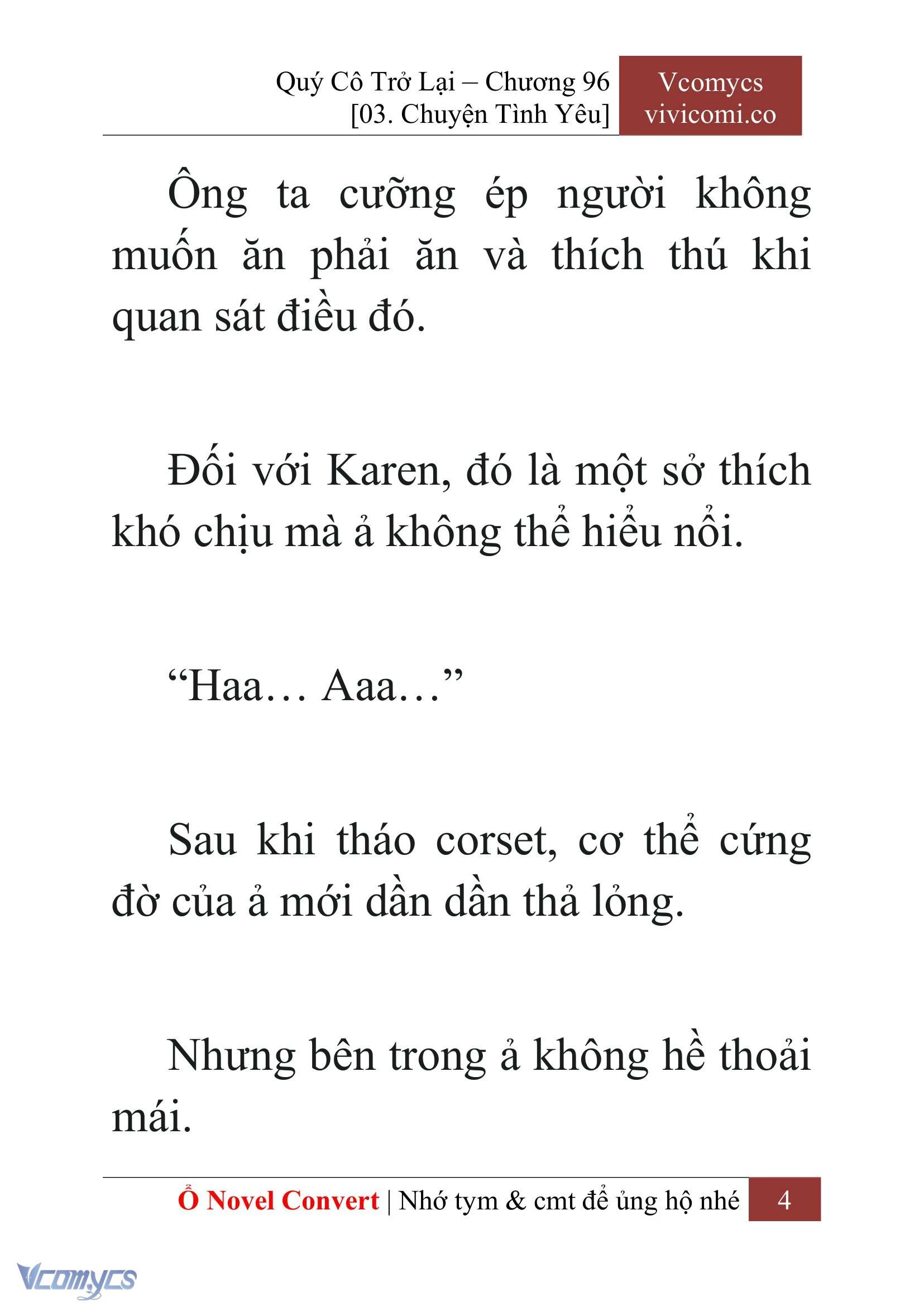 [Novel] Quý Cô Trở Lại Chapter  96 - 6