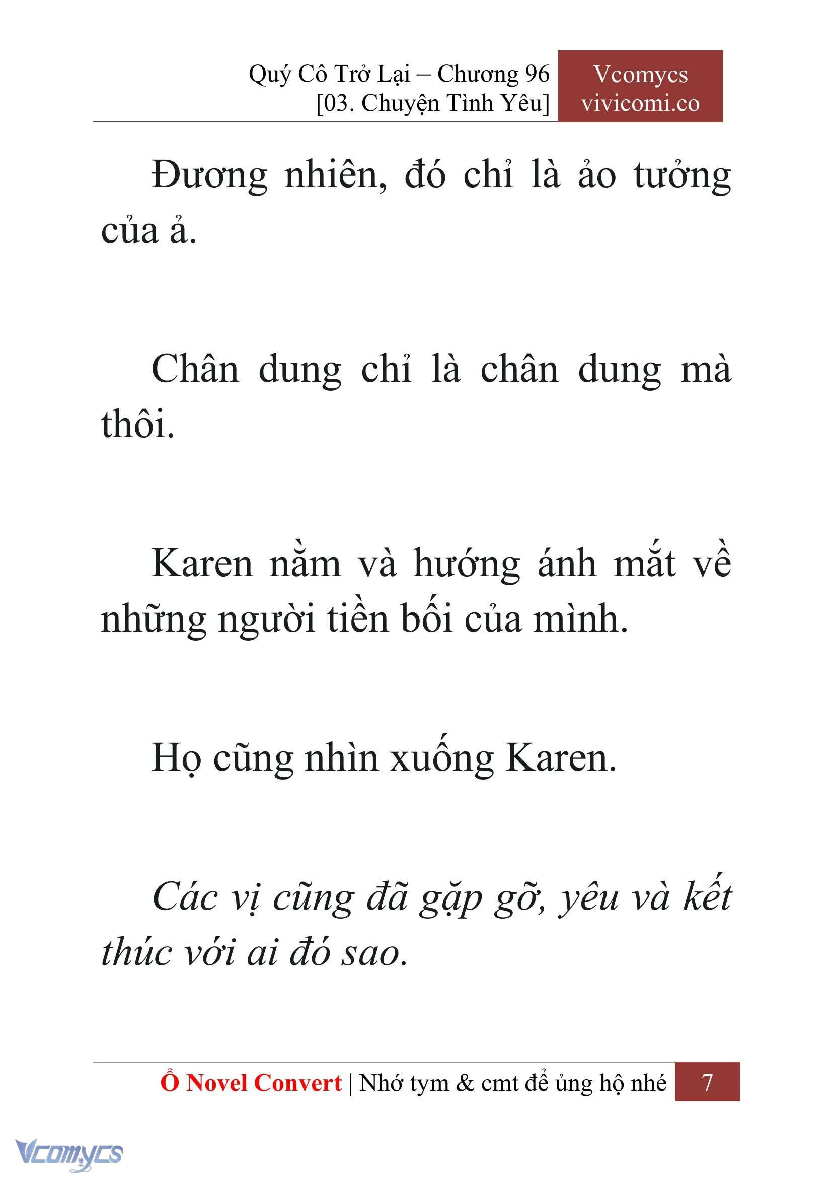 [Novel] Quý Cô Trở Lại Chapter  96 - 9