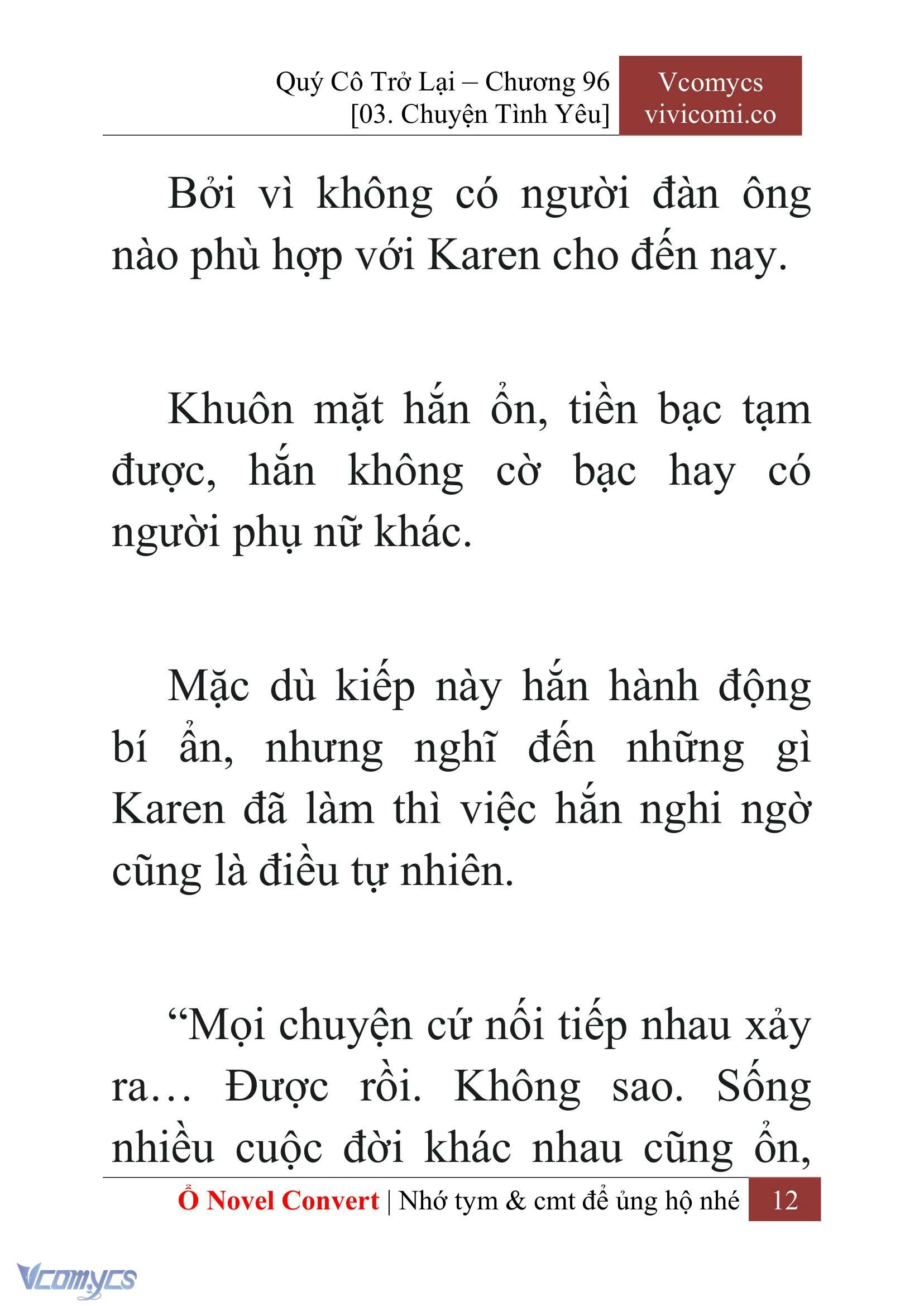 [Novel] Quý Cô Trở Lại Chapter  96 - 14