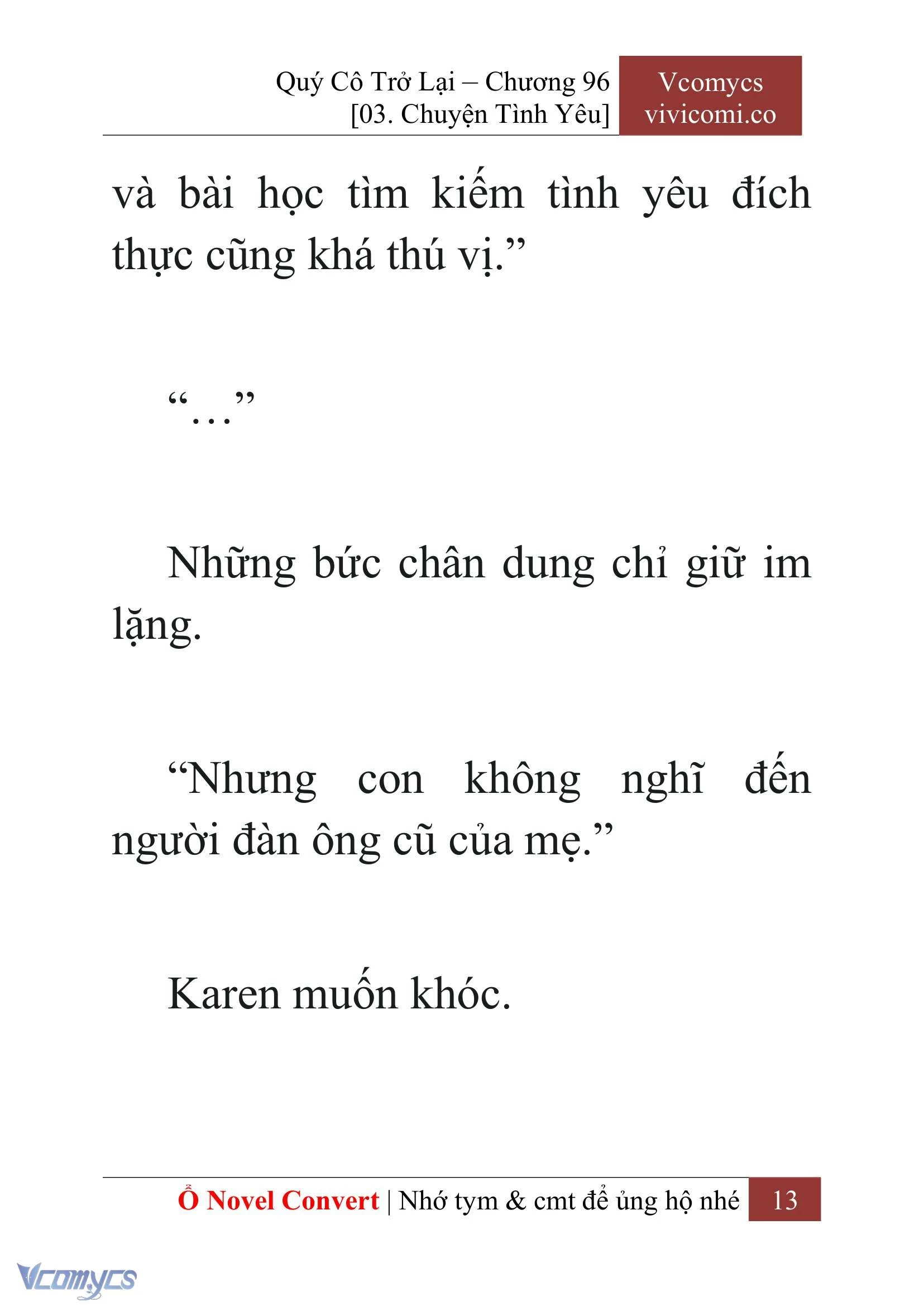 [Novel] Quý Cô Trở Lại Chapter  96 - 15