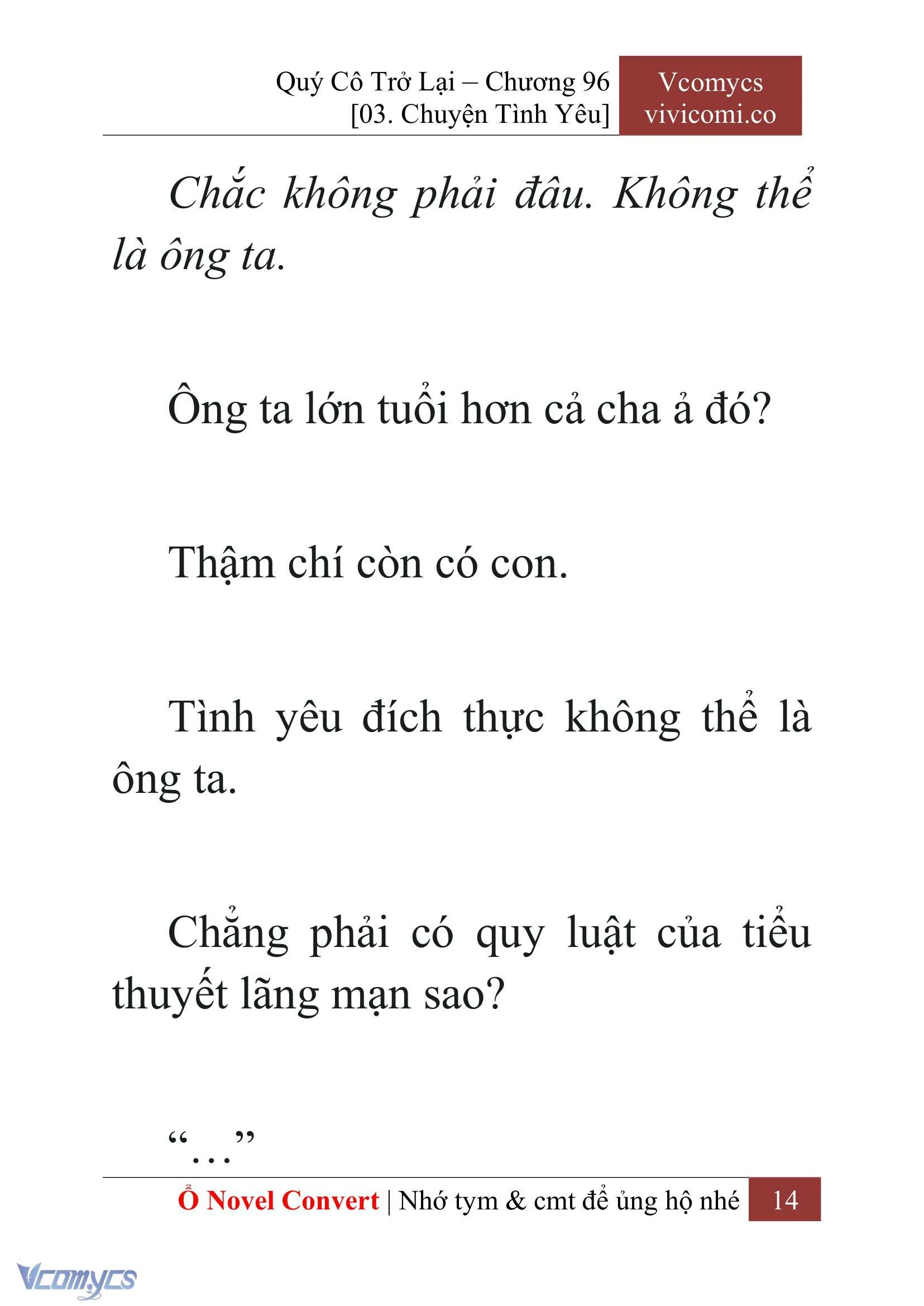 [Novel] Quý Cô Trở Lại Chapter  96 - 16