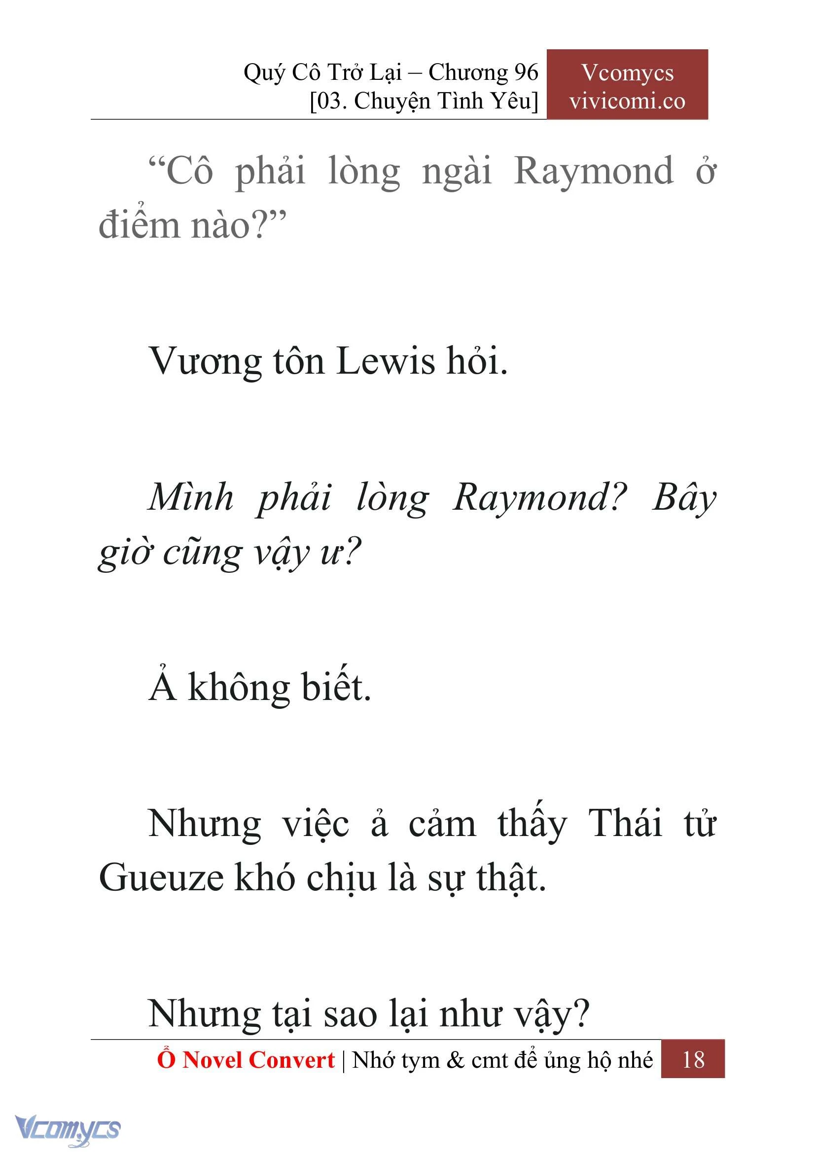 [Novel] Quý Cô Trở Lại Chapter  96 - 20