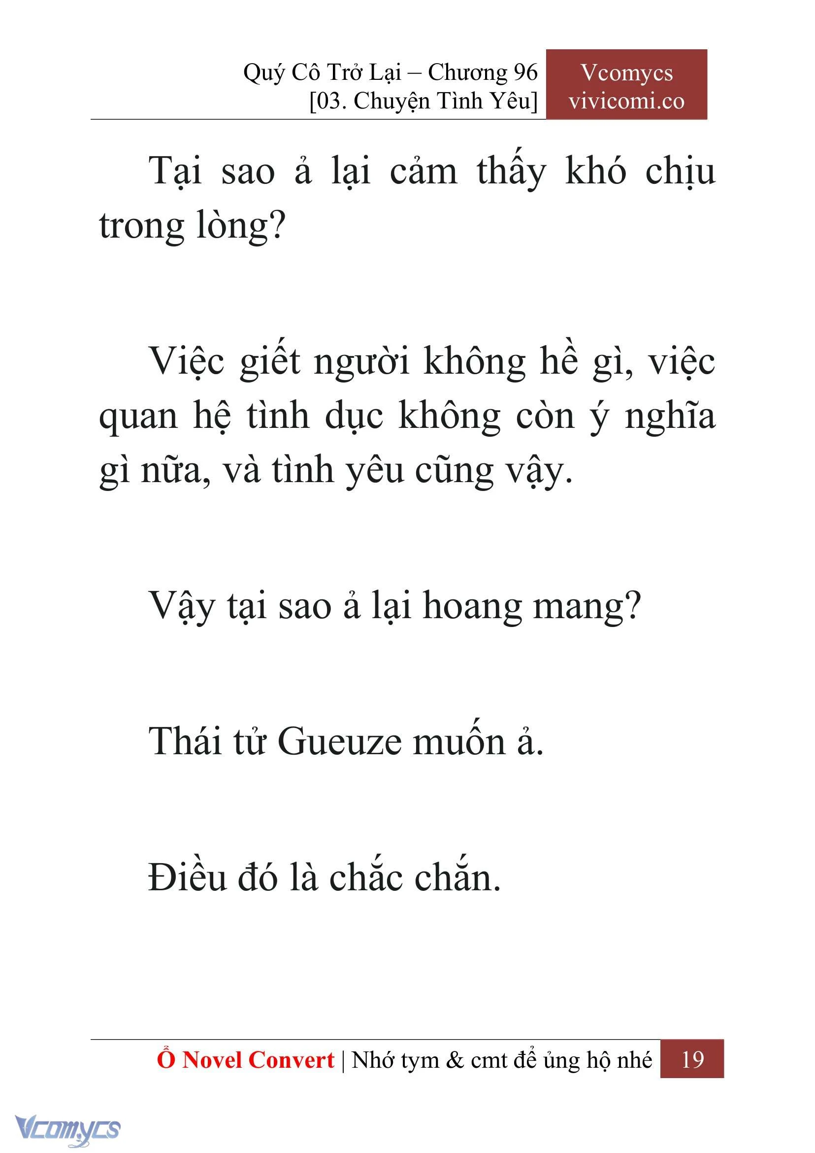 [Novel] Quý Cô Trở Lại Chapter  96 - 21