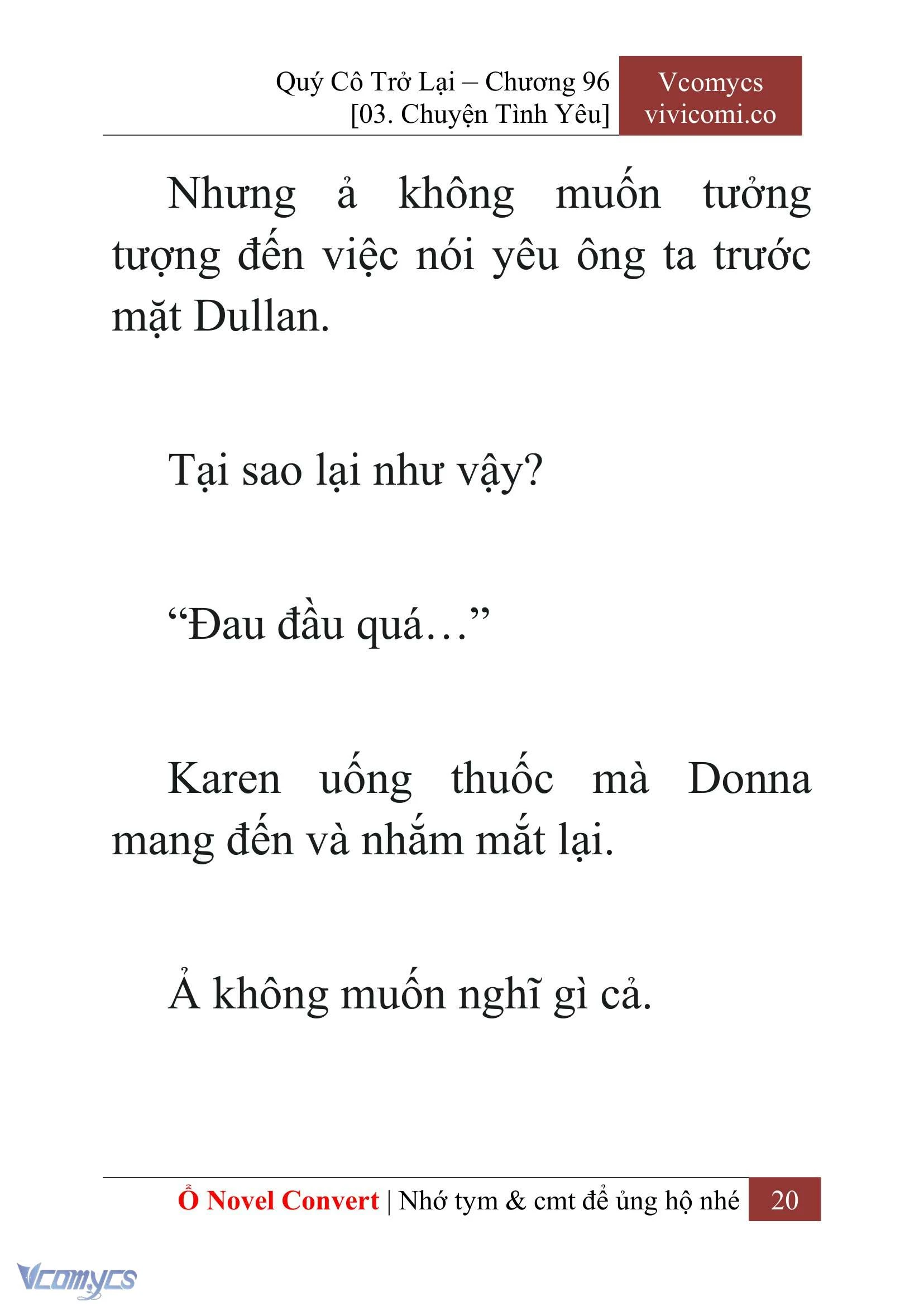 [Novel] Quý Cô Trở Lại Chapter  96 - 22