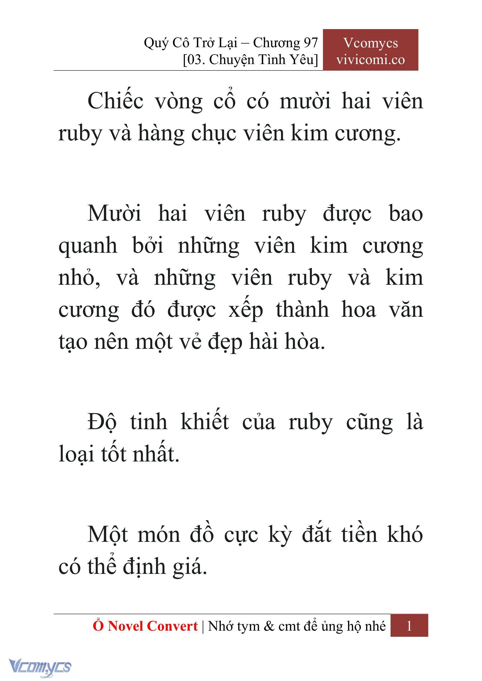 [Novel] Quý Cô Trở Lại Chapter  97 - 3