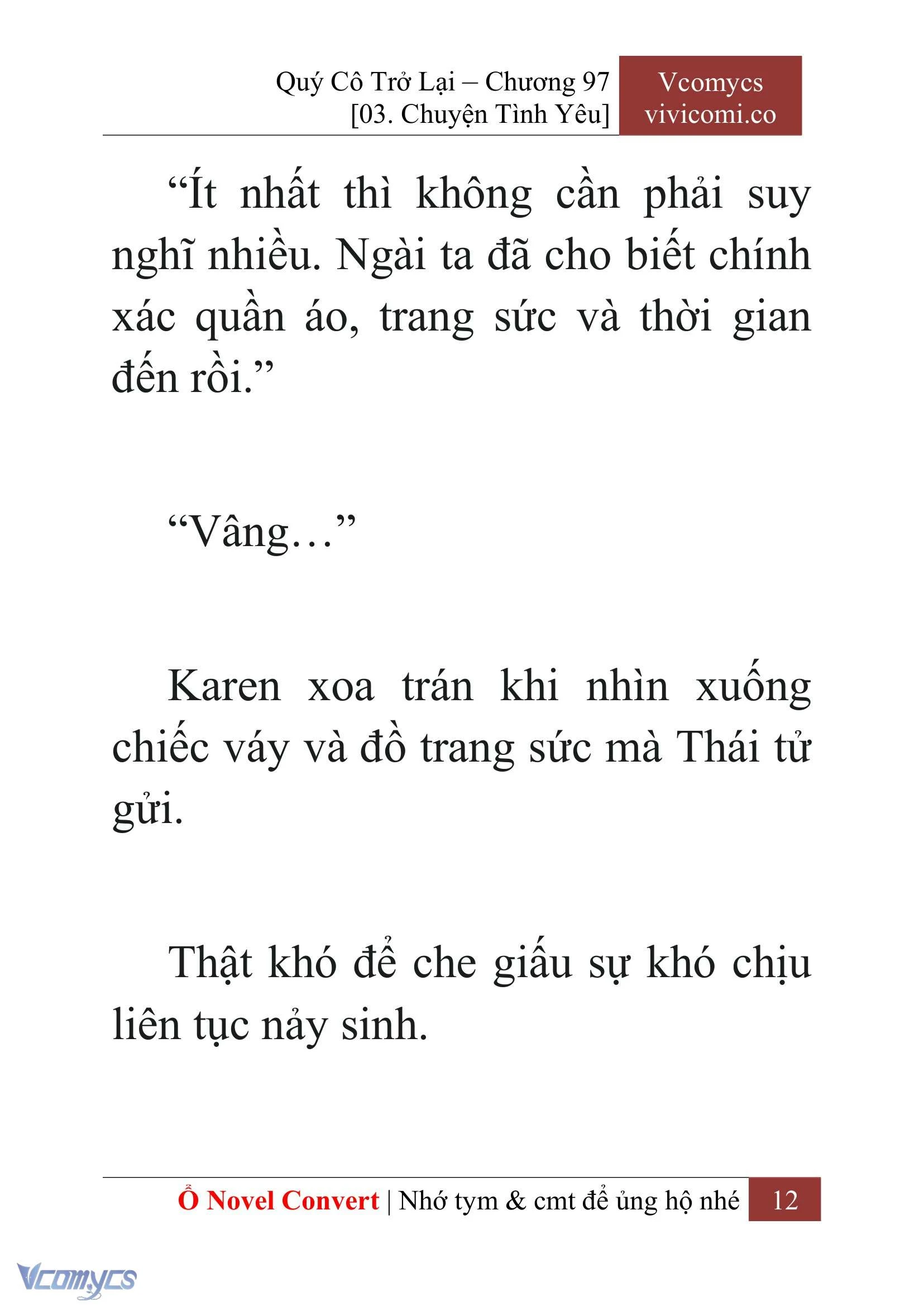 [Novel] Quý Cô Trở Lại Chapter  97 - 14