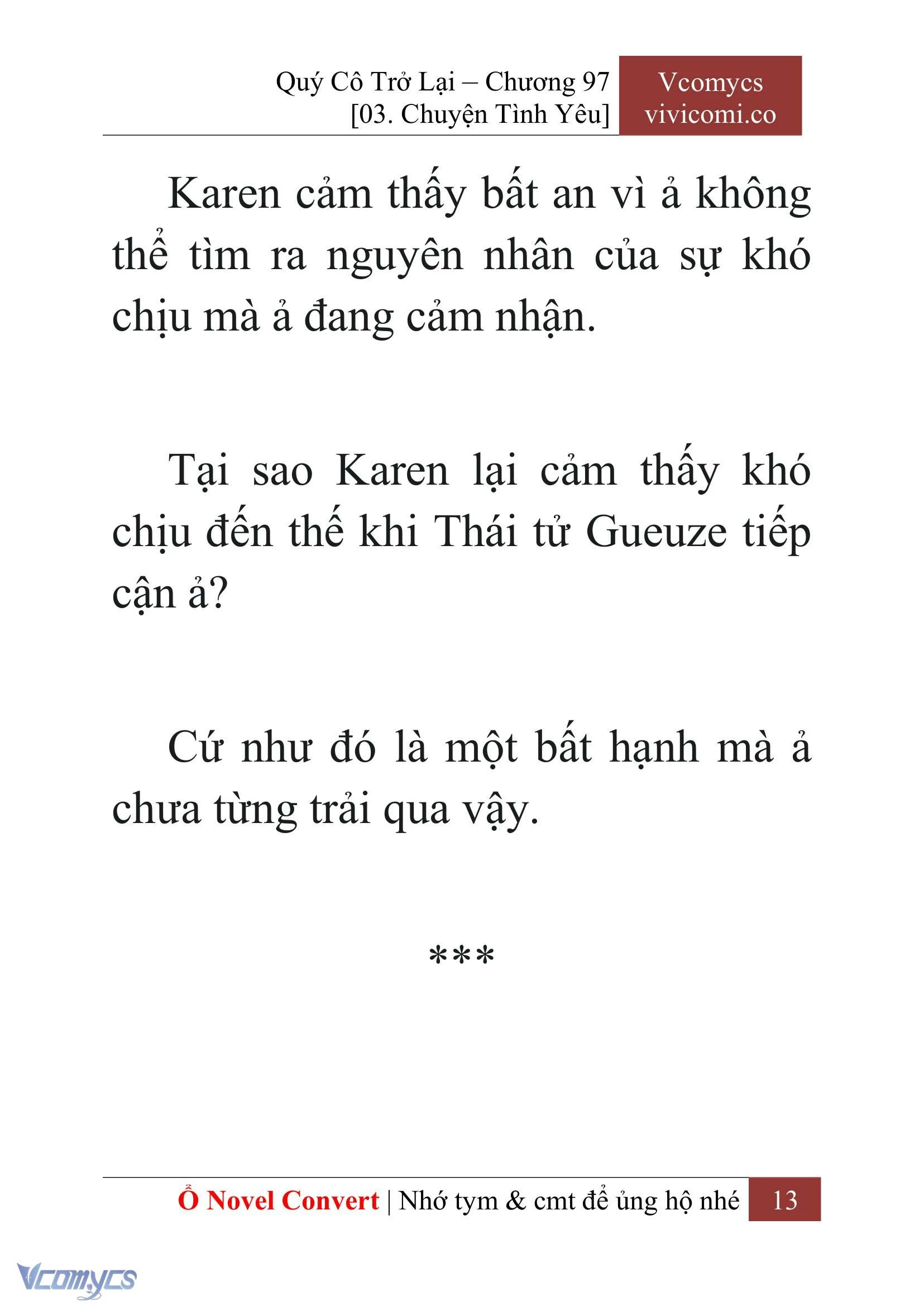 [Novel] Quý Cô Trở Lại Chapter  97 - 15