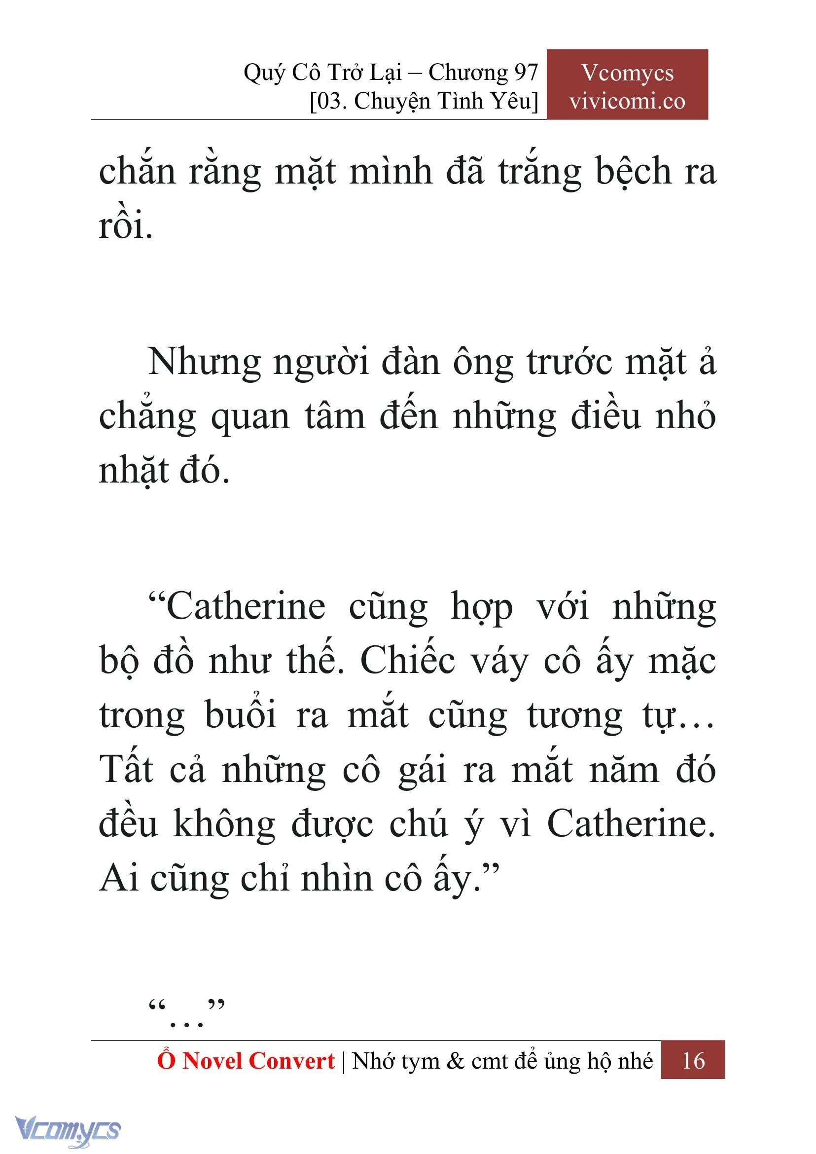 [Novel] Quý Cô Trở Lại Chapter  97 - 18