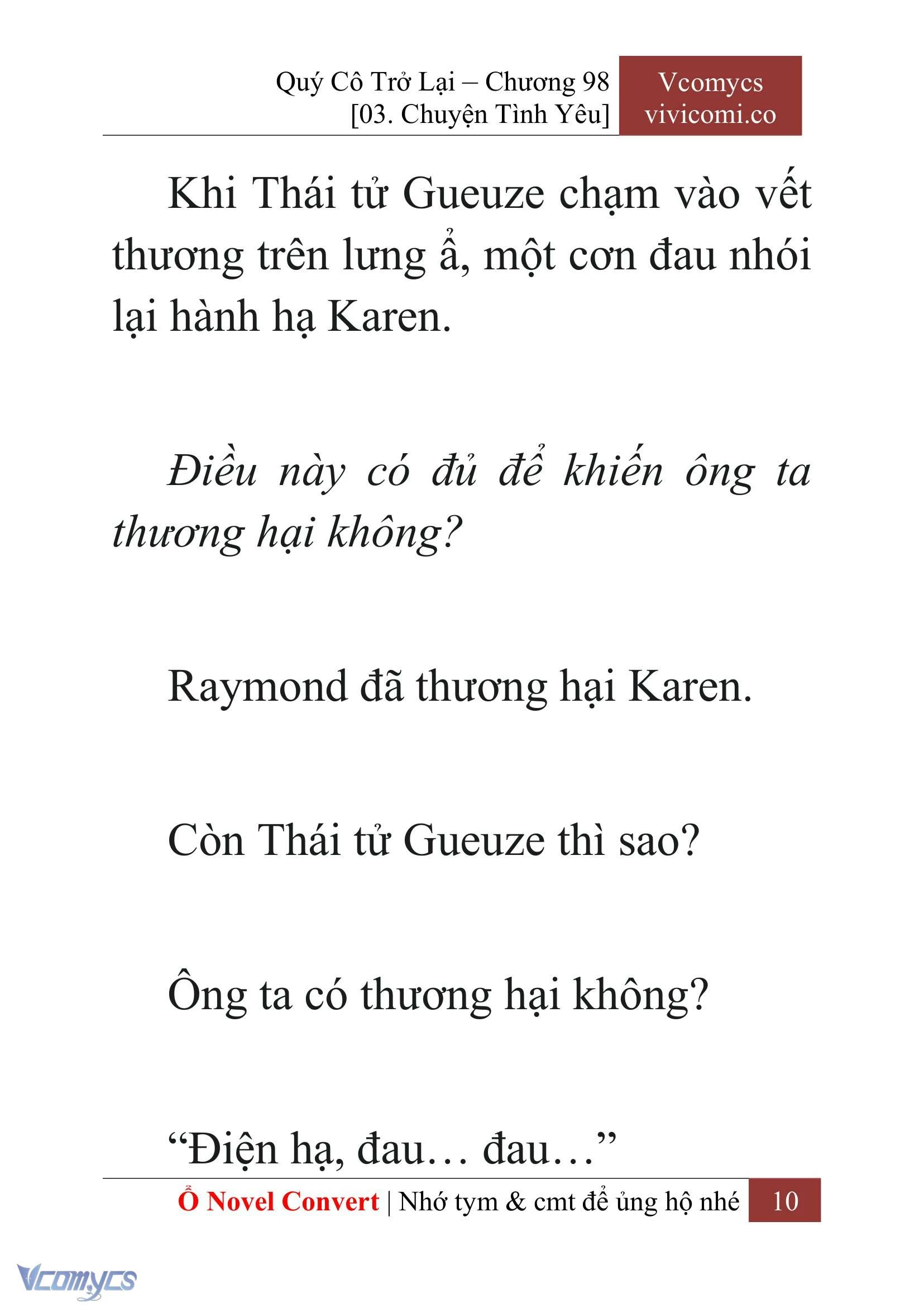 [Novel] Quý Cô Trở Lại Chapter  98 - 12