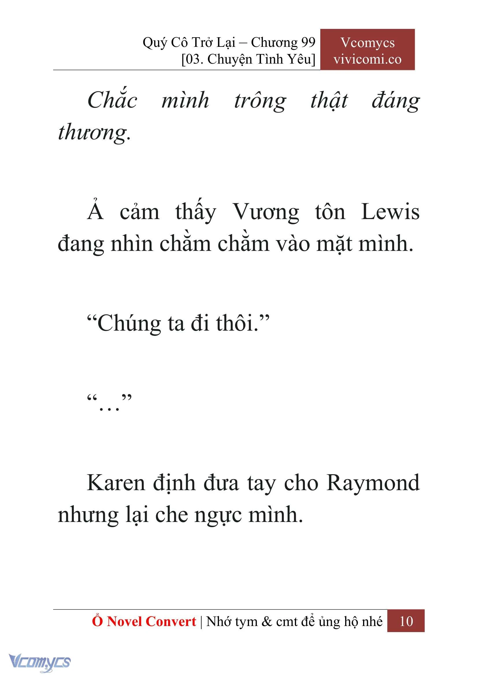 [Novel] Quý Cô Trở Lại Chapter  99 - 12
