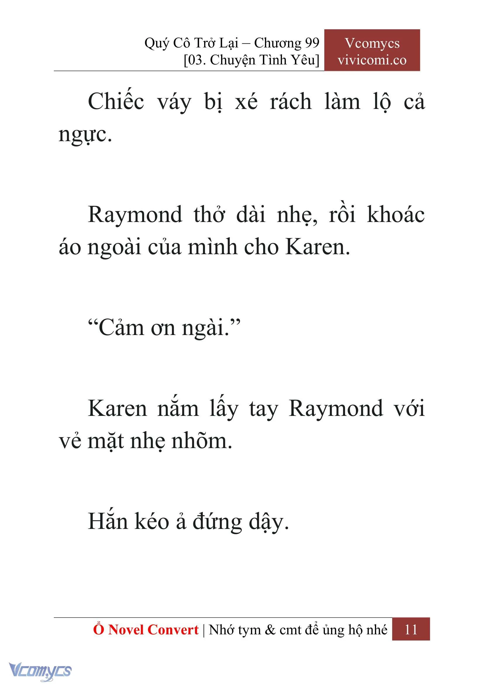 [Novel] Quý Cô Trở Lại Chapter  99 - 13