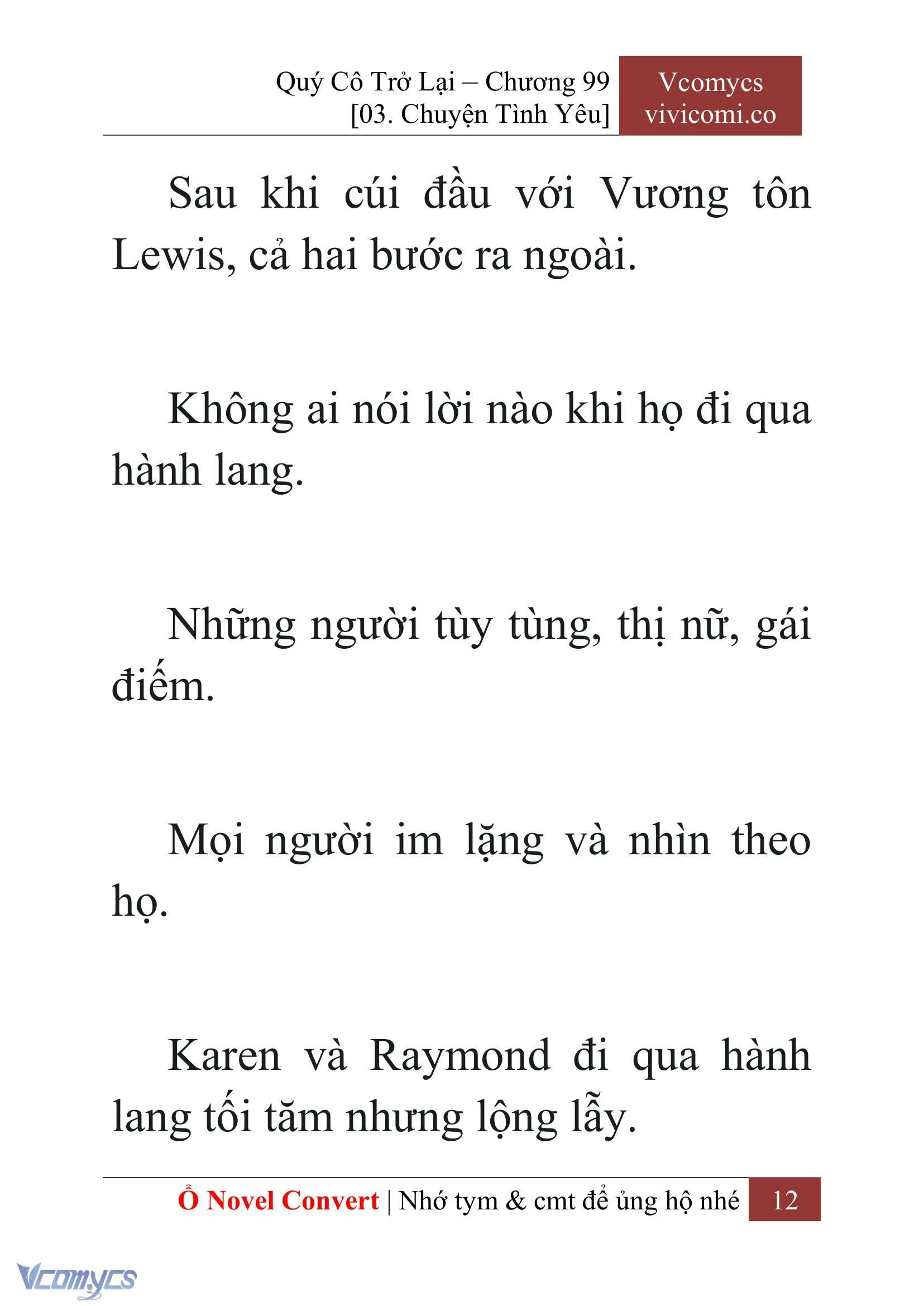 [Novel] Quý Cô Trở Lại Chapter  99 - 14