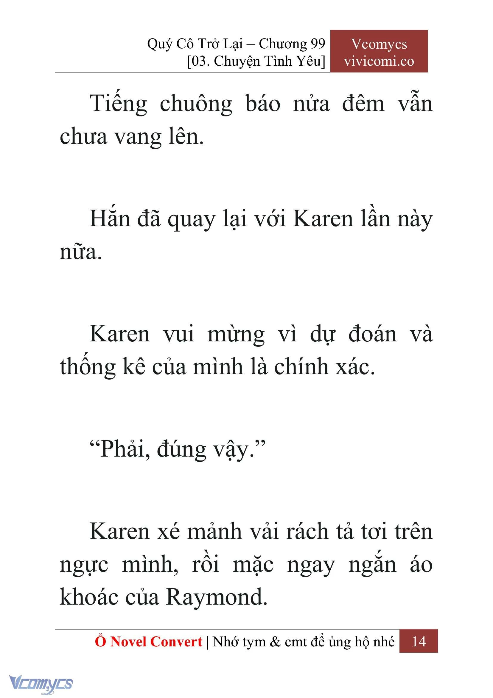 [Novel] Quý Cô Trở Lại Chapter  99 - 16