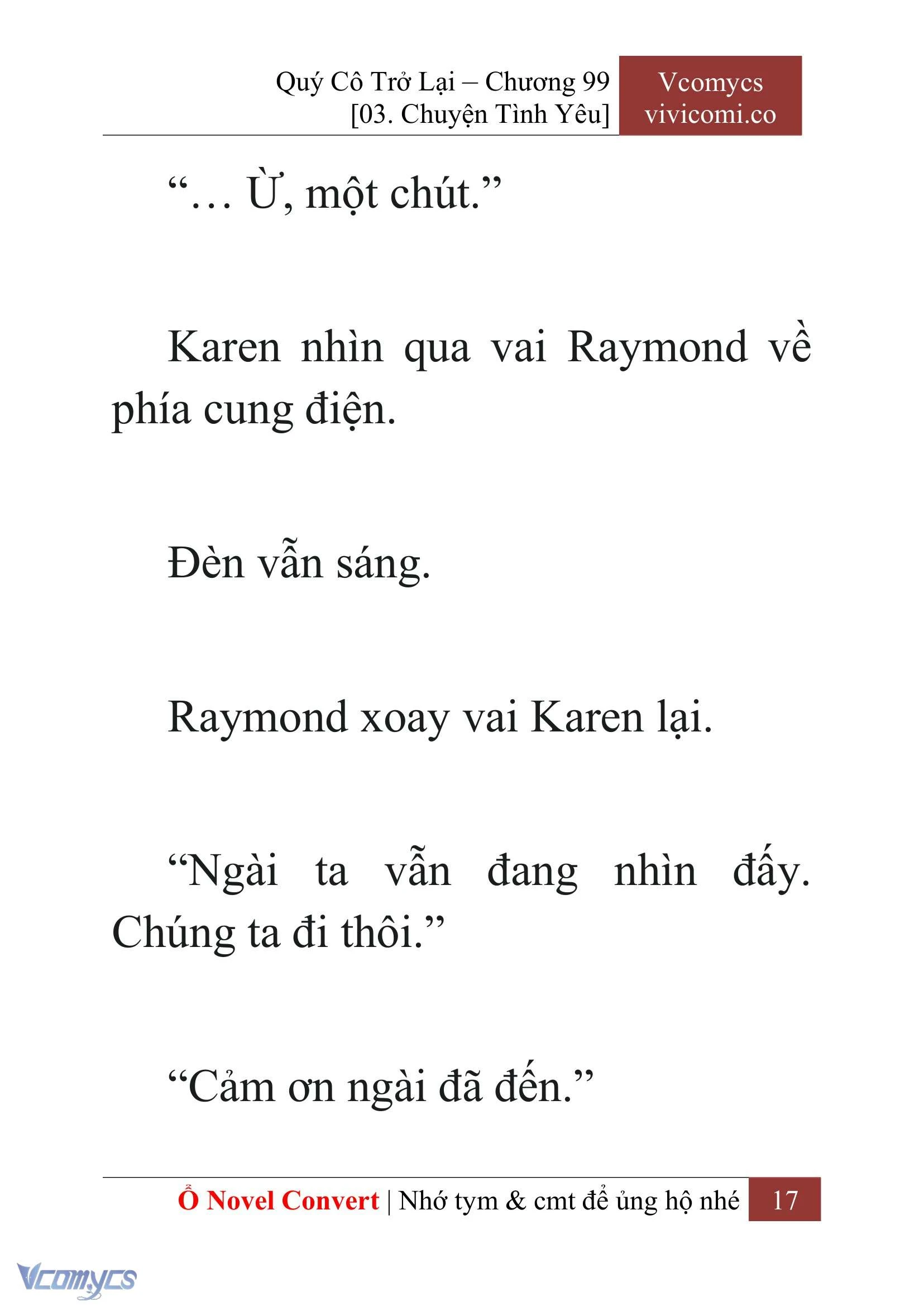 [Novel] Quý Cô Trở Lại Chapter  99 - 19