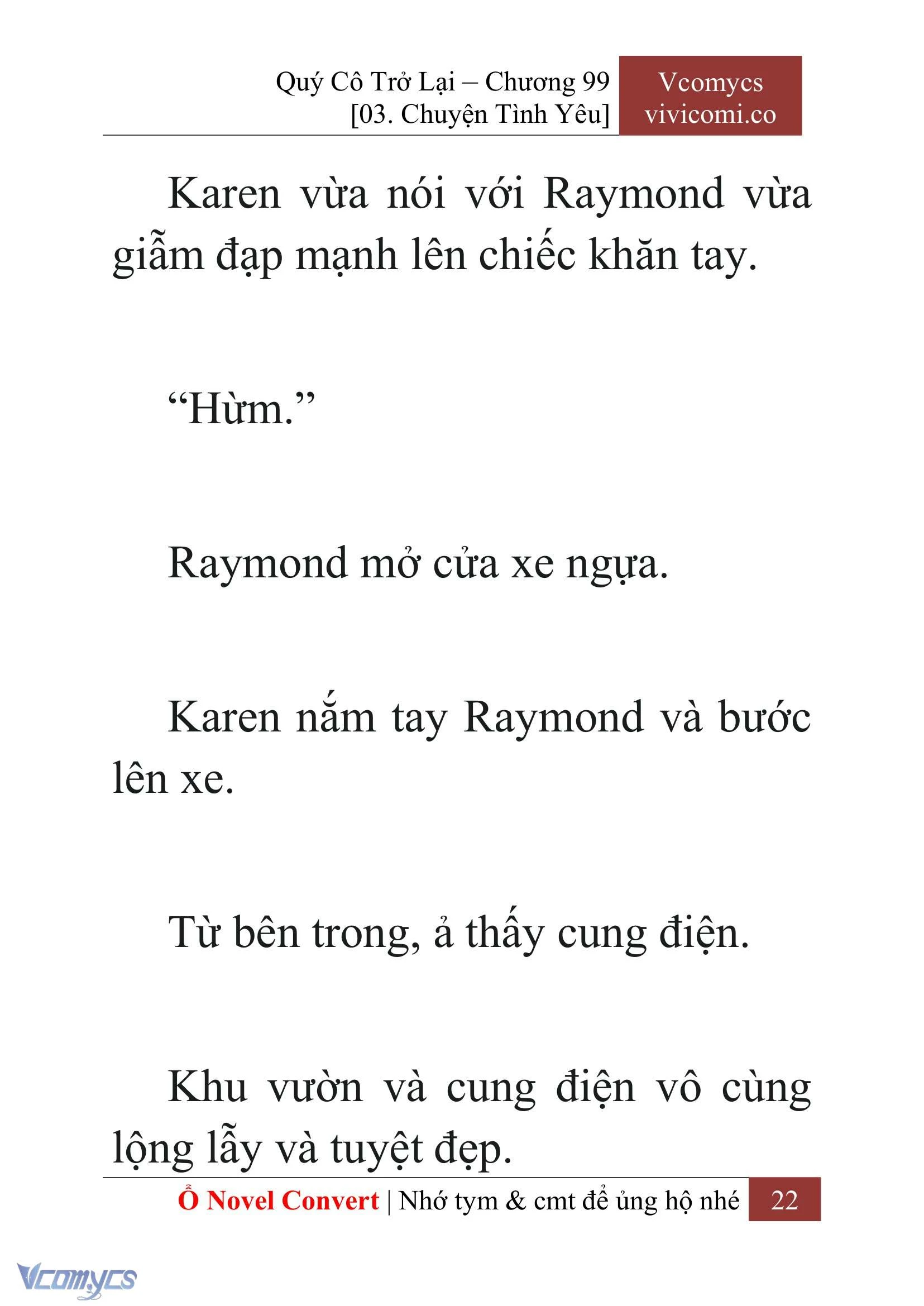 [Novel] Quý Cô Trở Lại Chapter  99 - 24