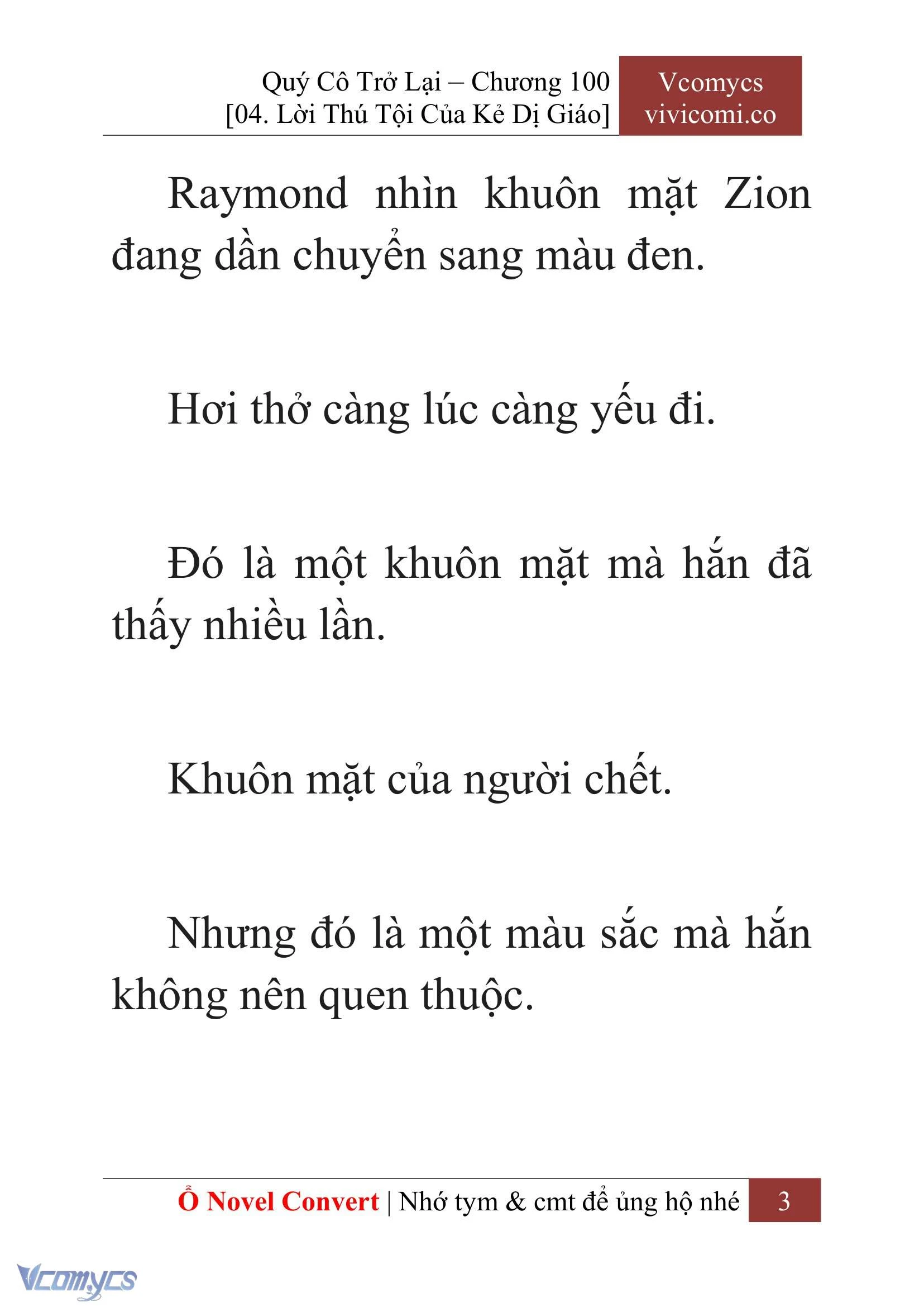 [Novel] Quý Cô Trở Lại Chapter  100 - 5