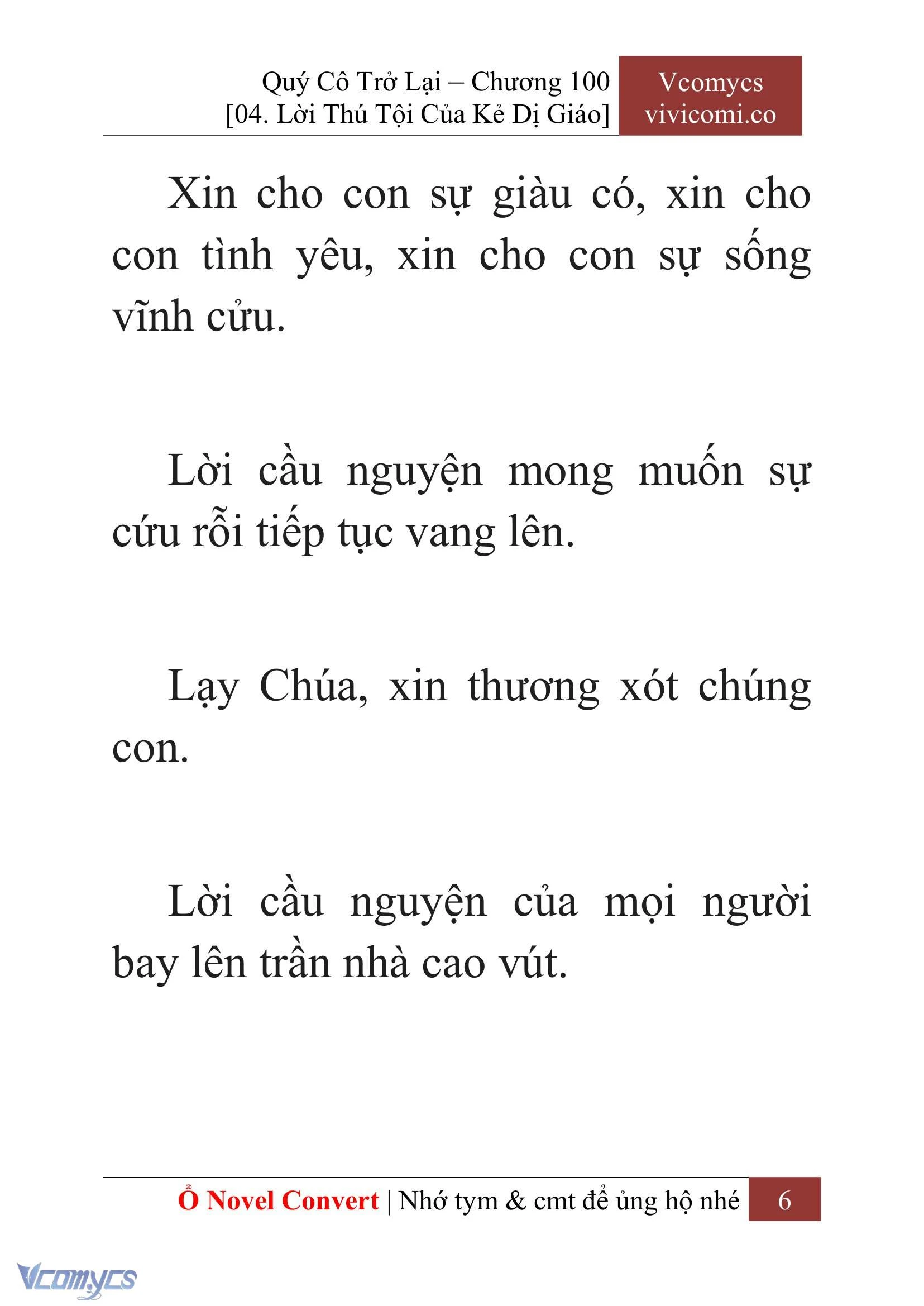 [Novel] Quý Cô Trở Lại Chapter  100 - 8