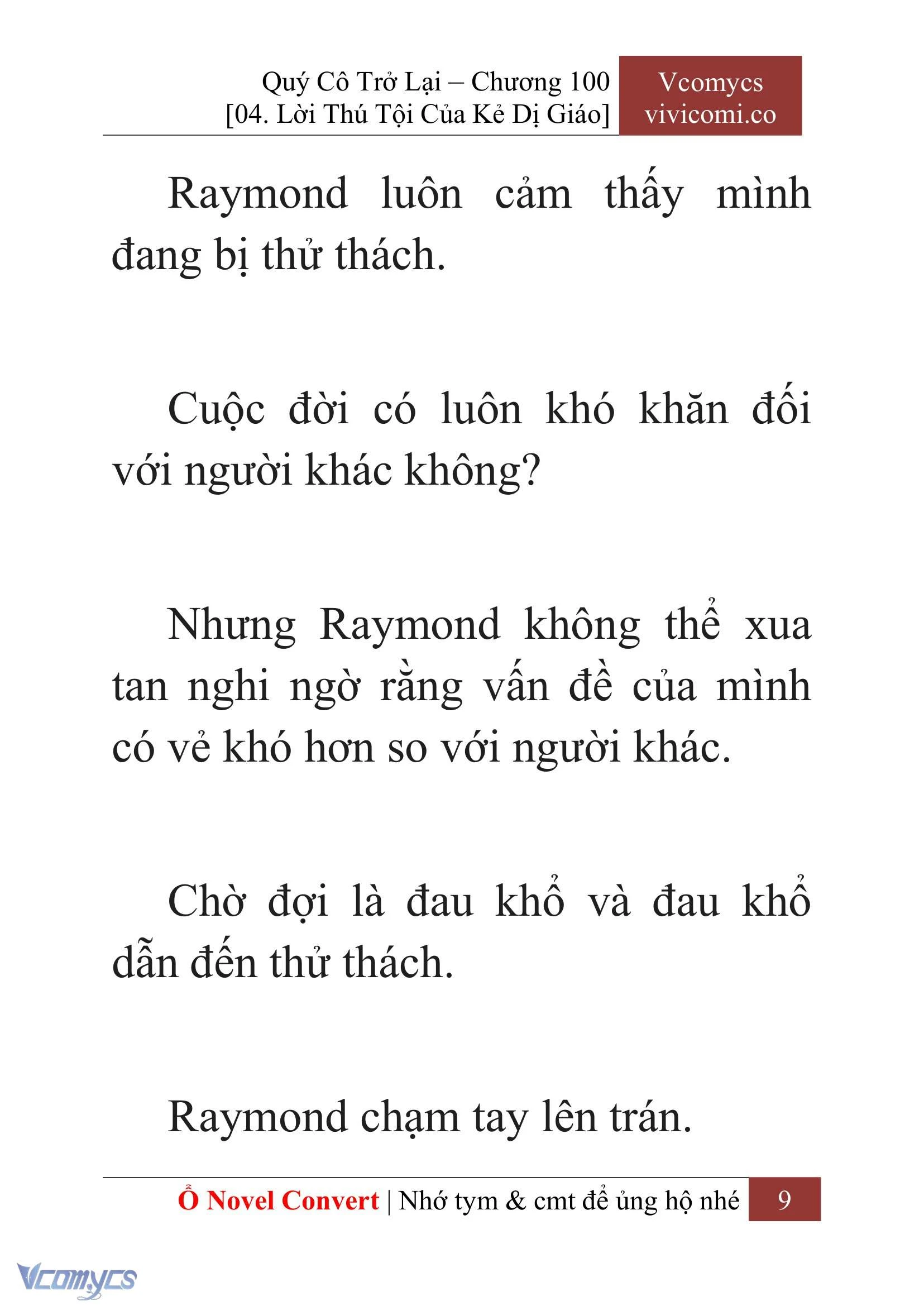 [Novel] Quý Cô Trở Lại Chapter  100 - 11