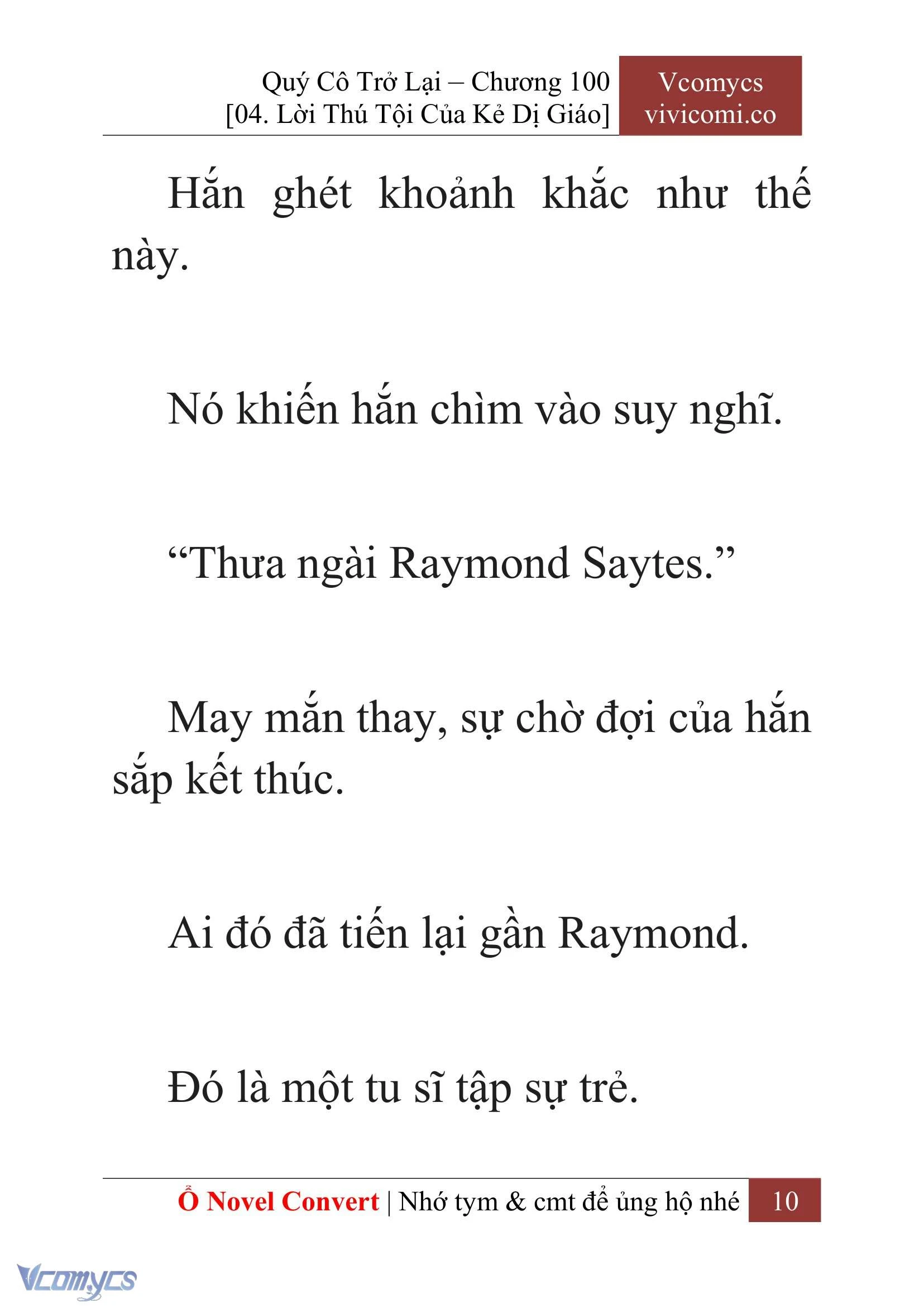 [Novel] Quý Cô Trở Lại Chapter  100 - 12