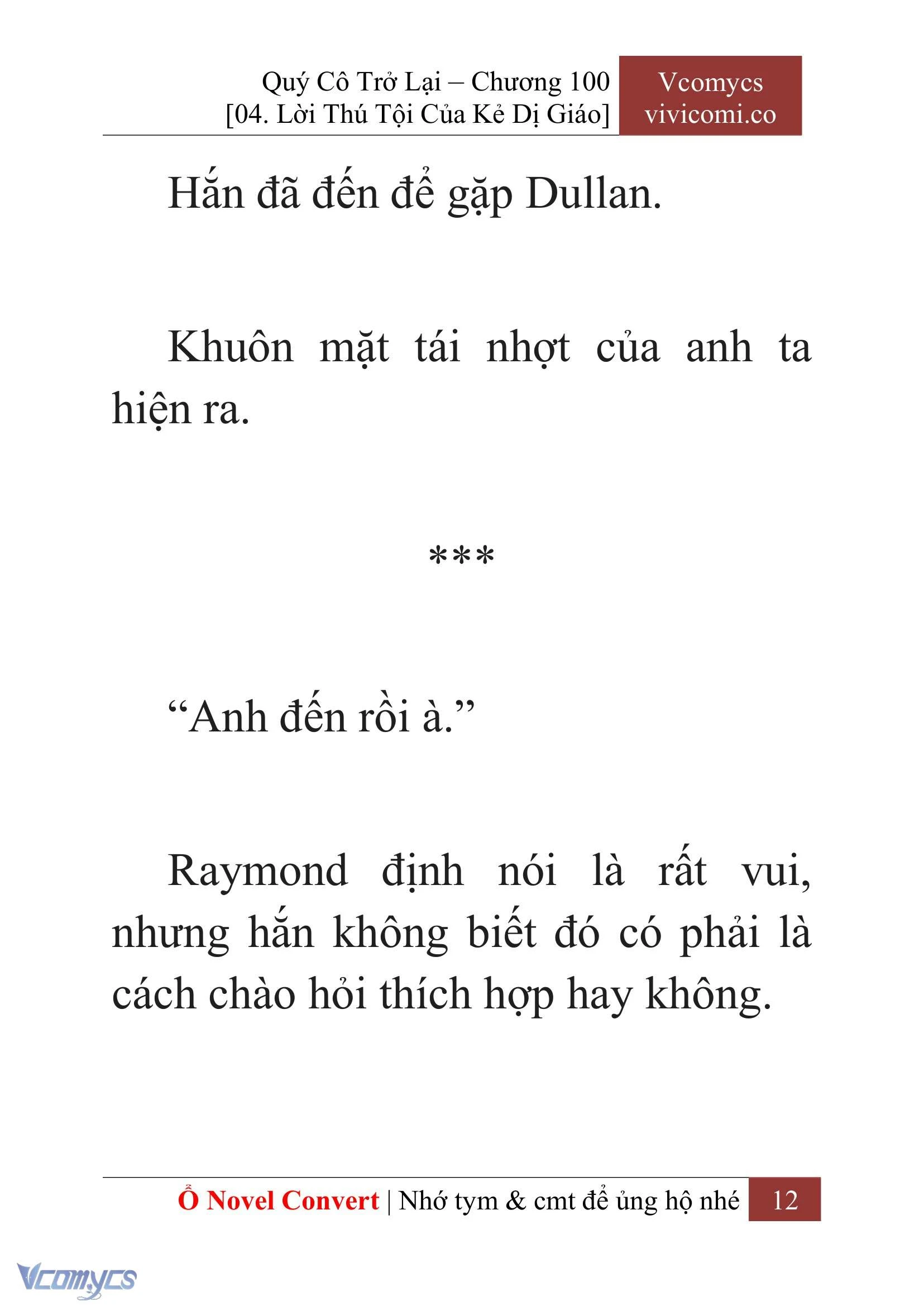 [Novel] Quý Cô Trở Lại Chapter  100 - 14