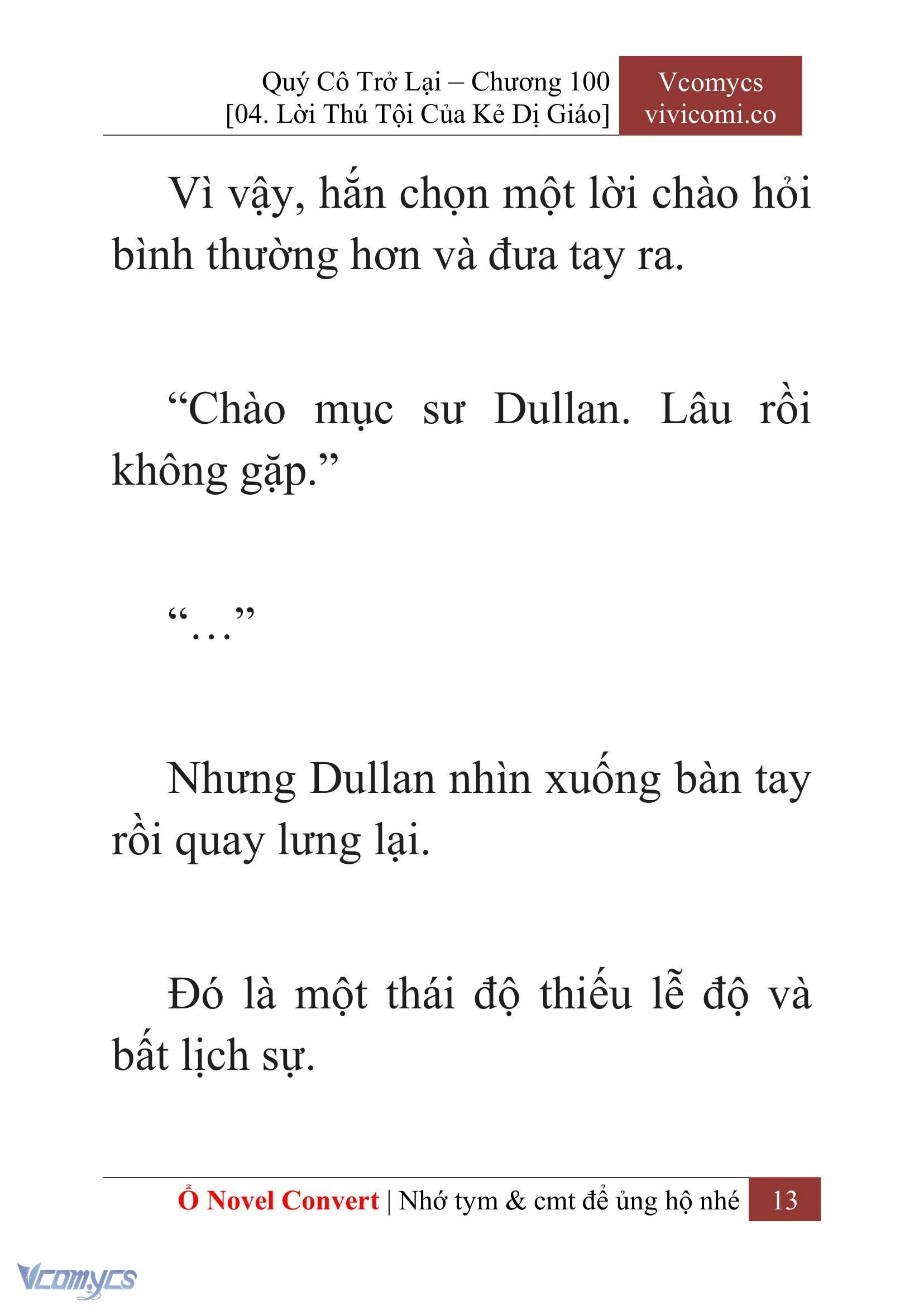 [Novel] Quý Cô Trở Lại Chapter  100 - 15