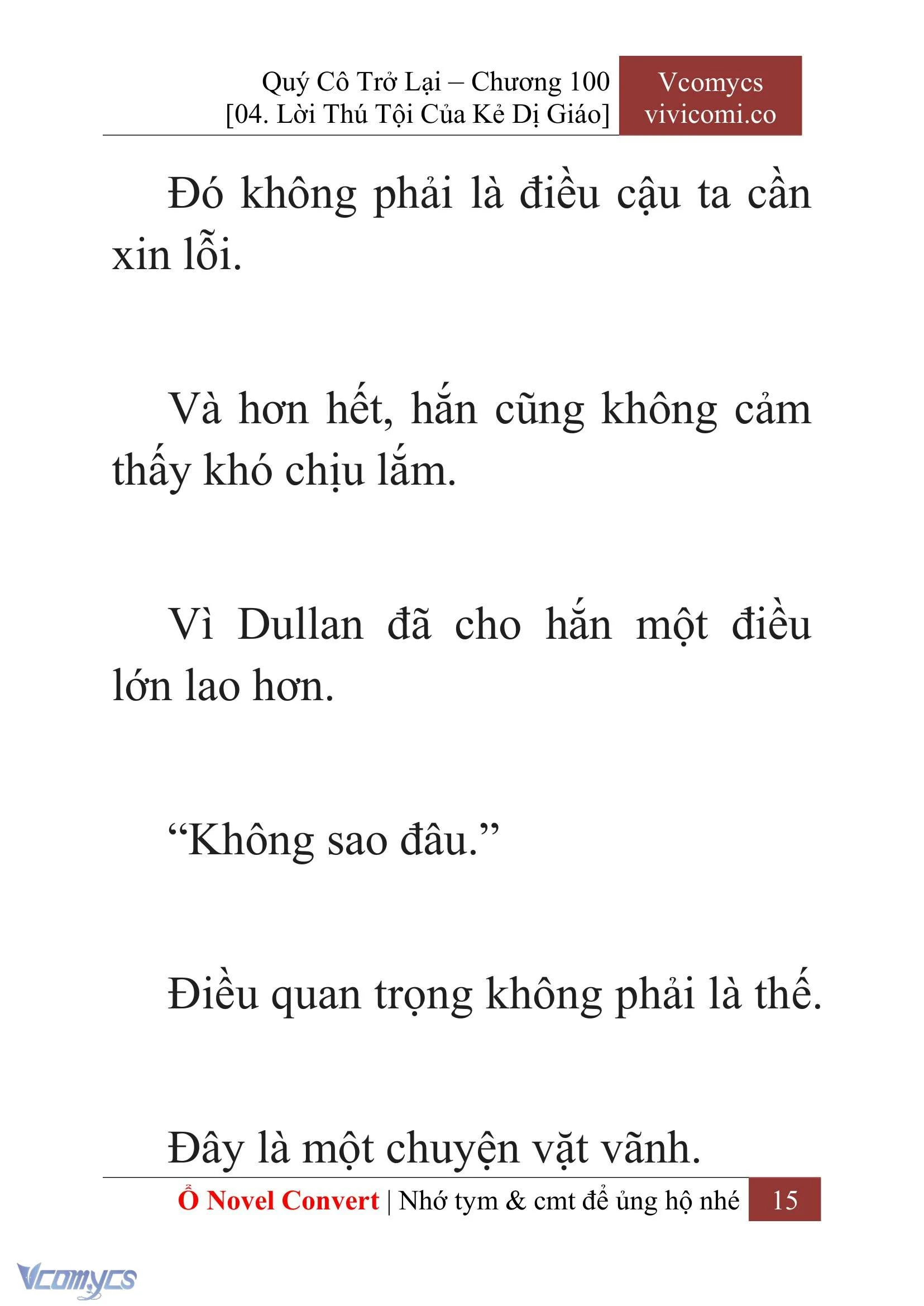 [Novel] Quý Cô Trở Lại Chapter  100 - 17