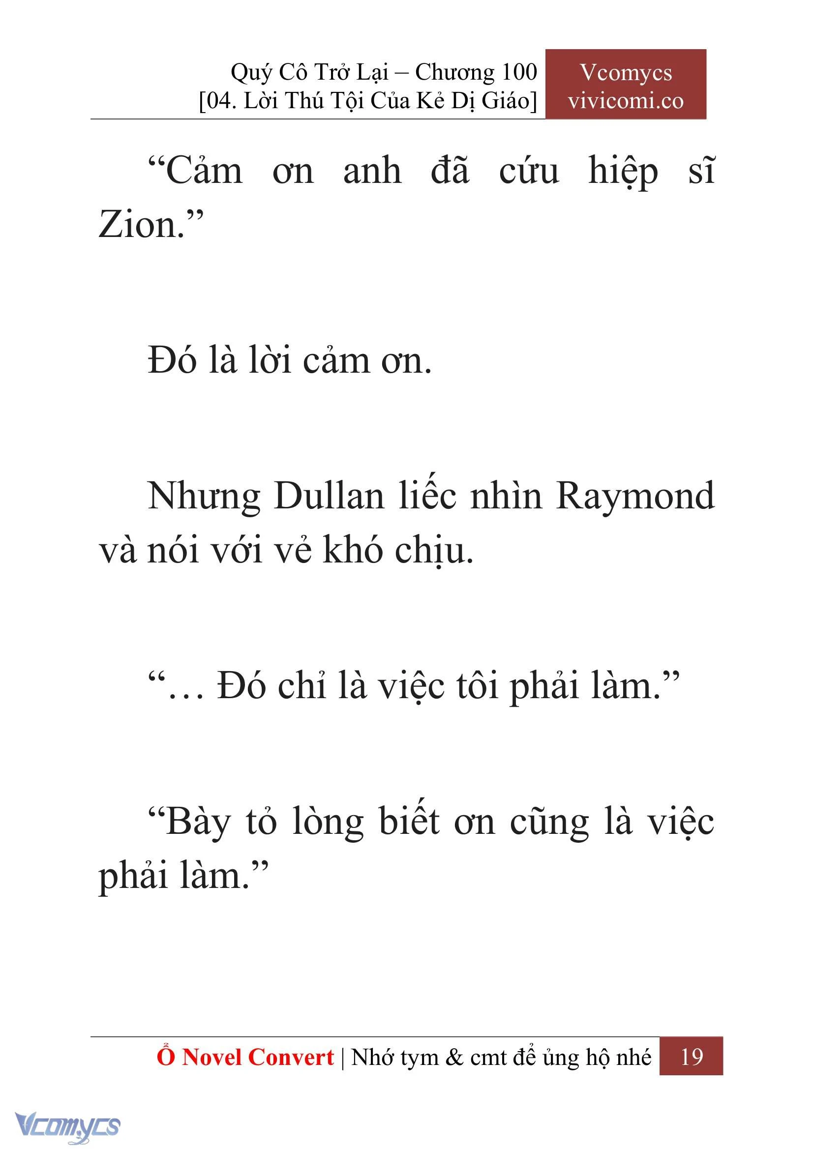 [Novel] Quý Cô Trở Lại Chapter  100 - 21