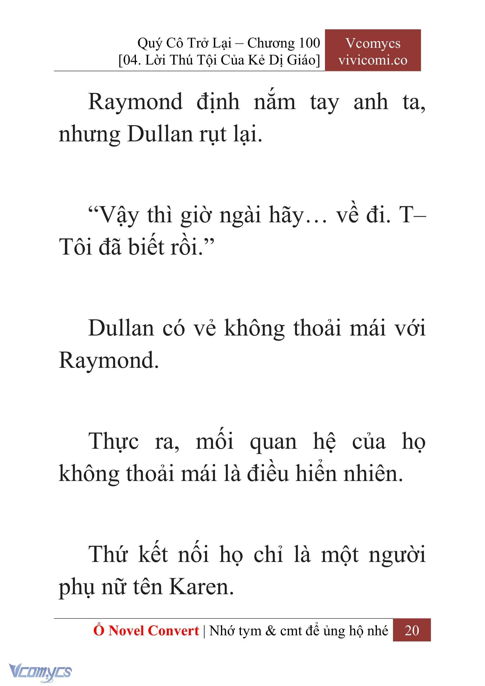 [Novel] Quý Cô Trở Lại Chapter  100 - 22