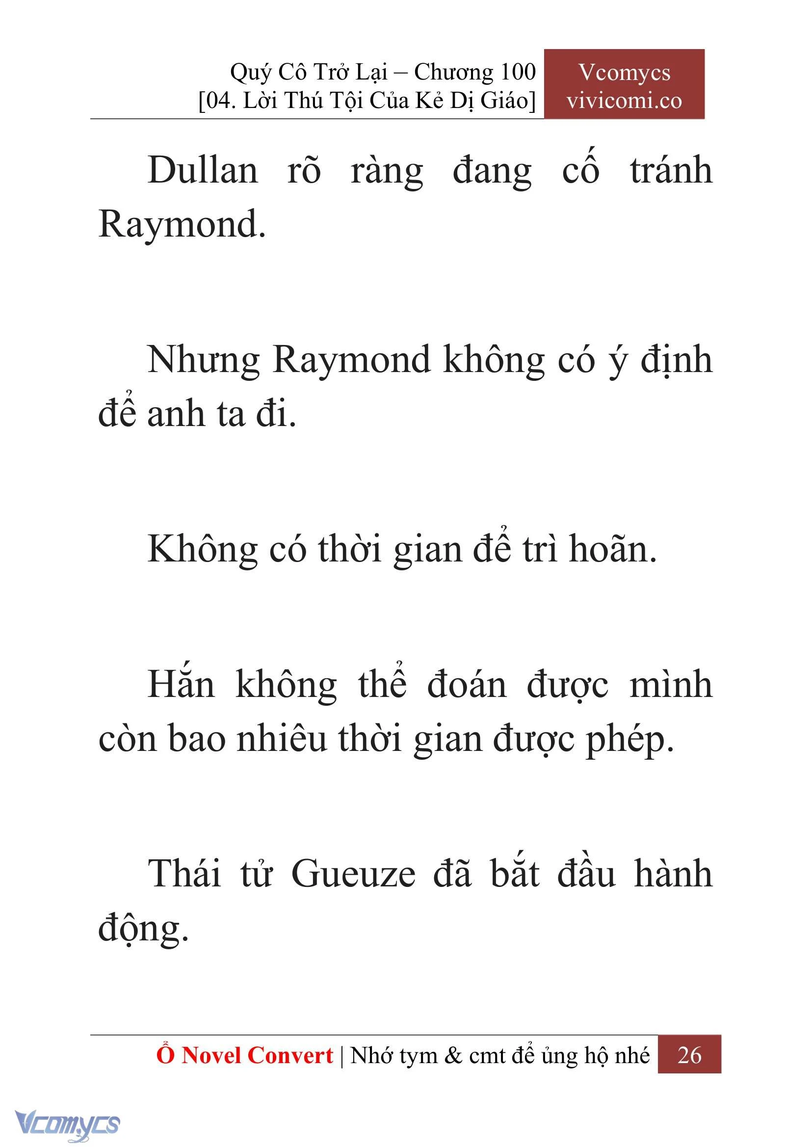 [Novel] Quý Cô Trở Lại Chapter  100 - 28